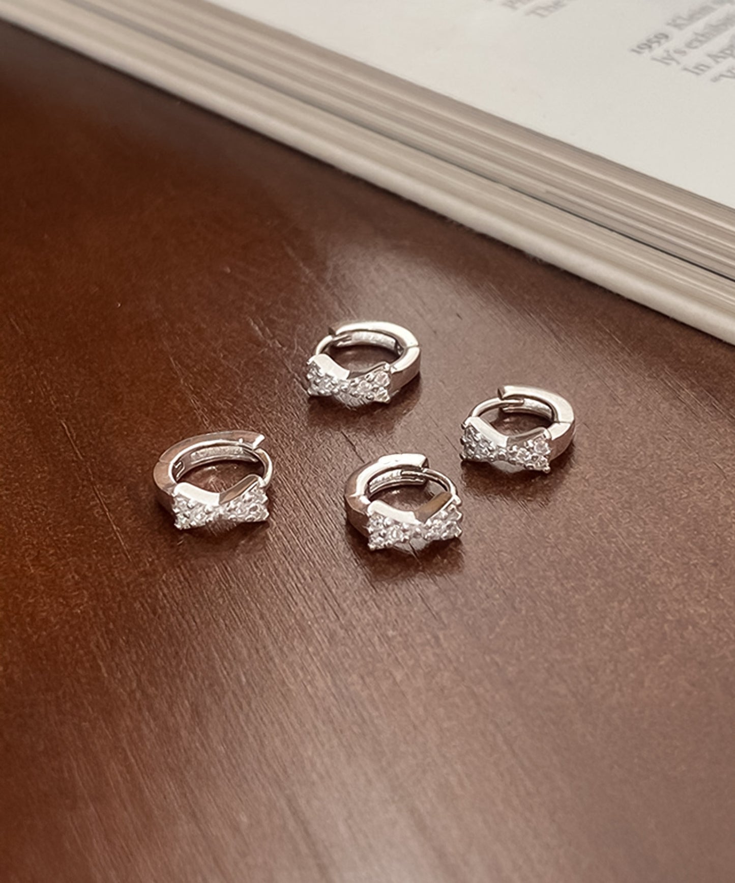 blackdia ocean ミニリボン フープピアス