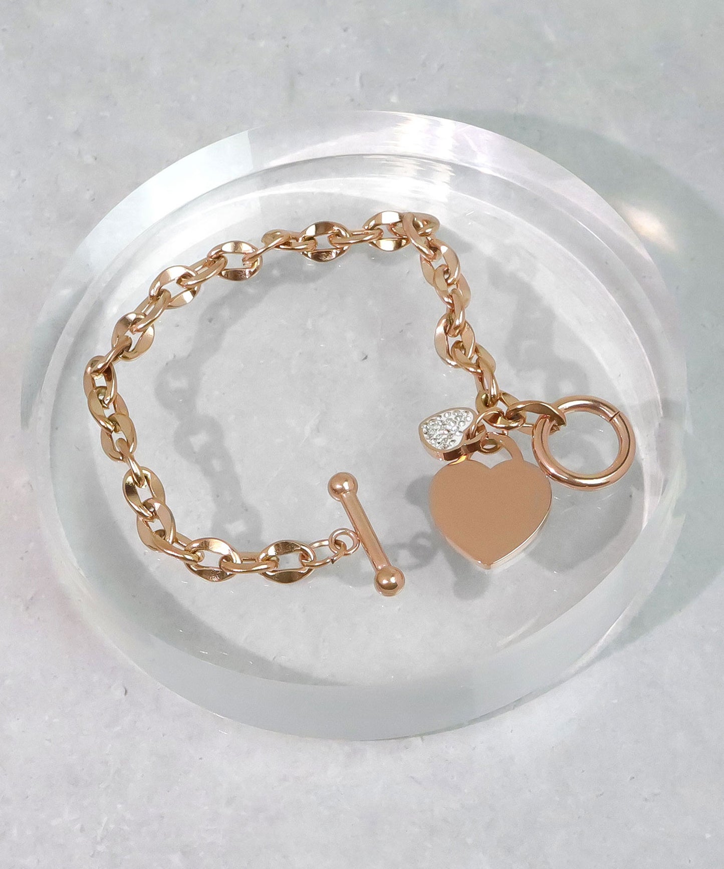 blackdia ocean ハートチャームブレスレット