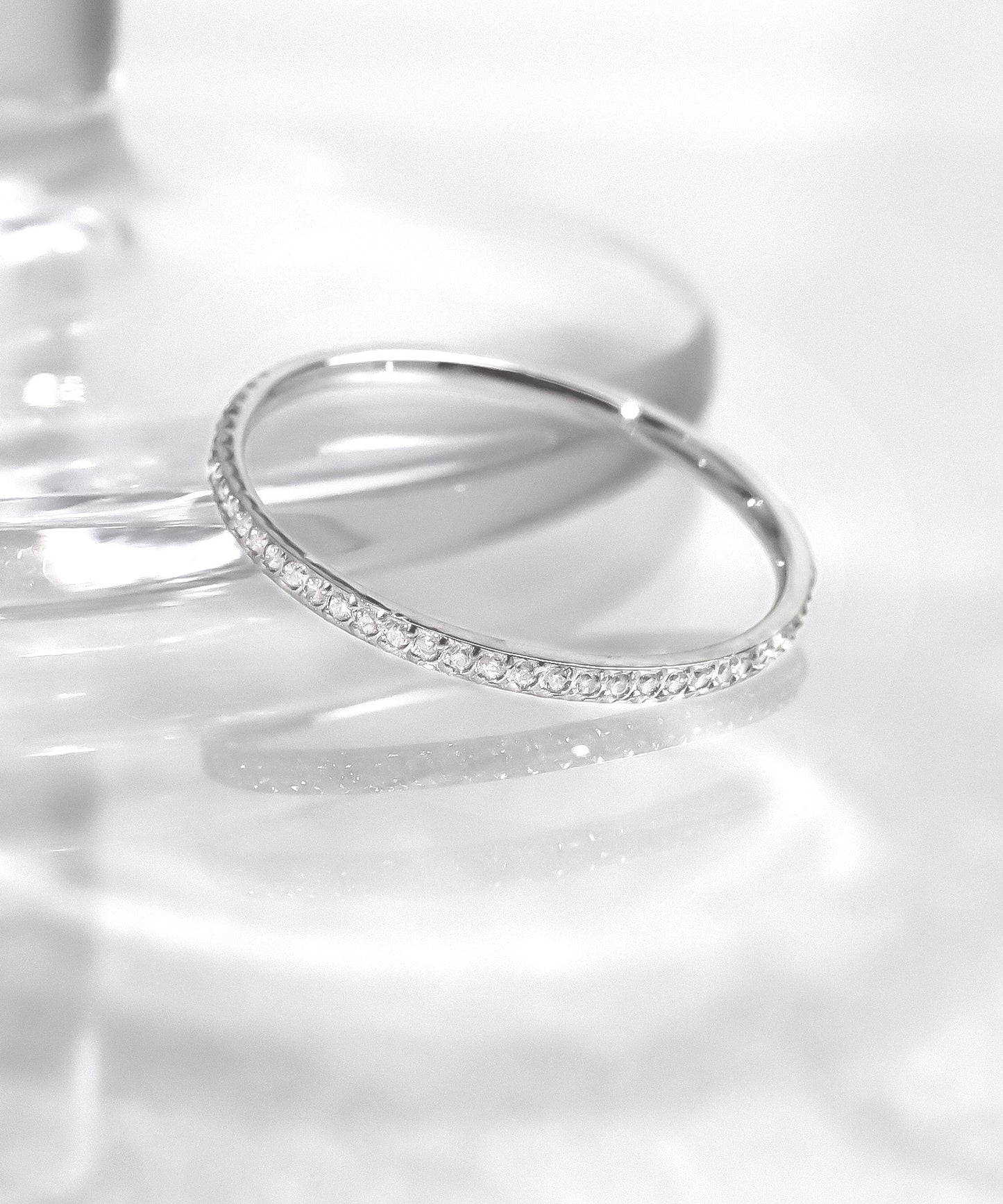 blackdia ocean ジルコニアラインリング