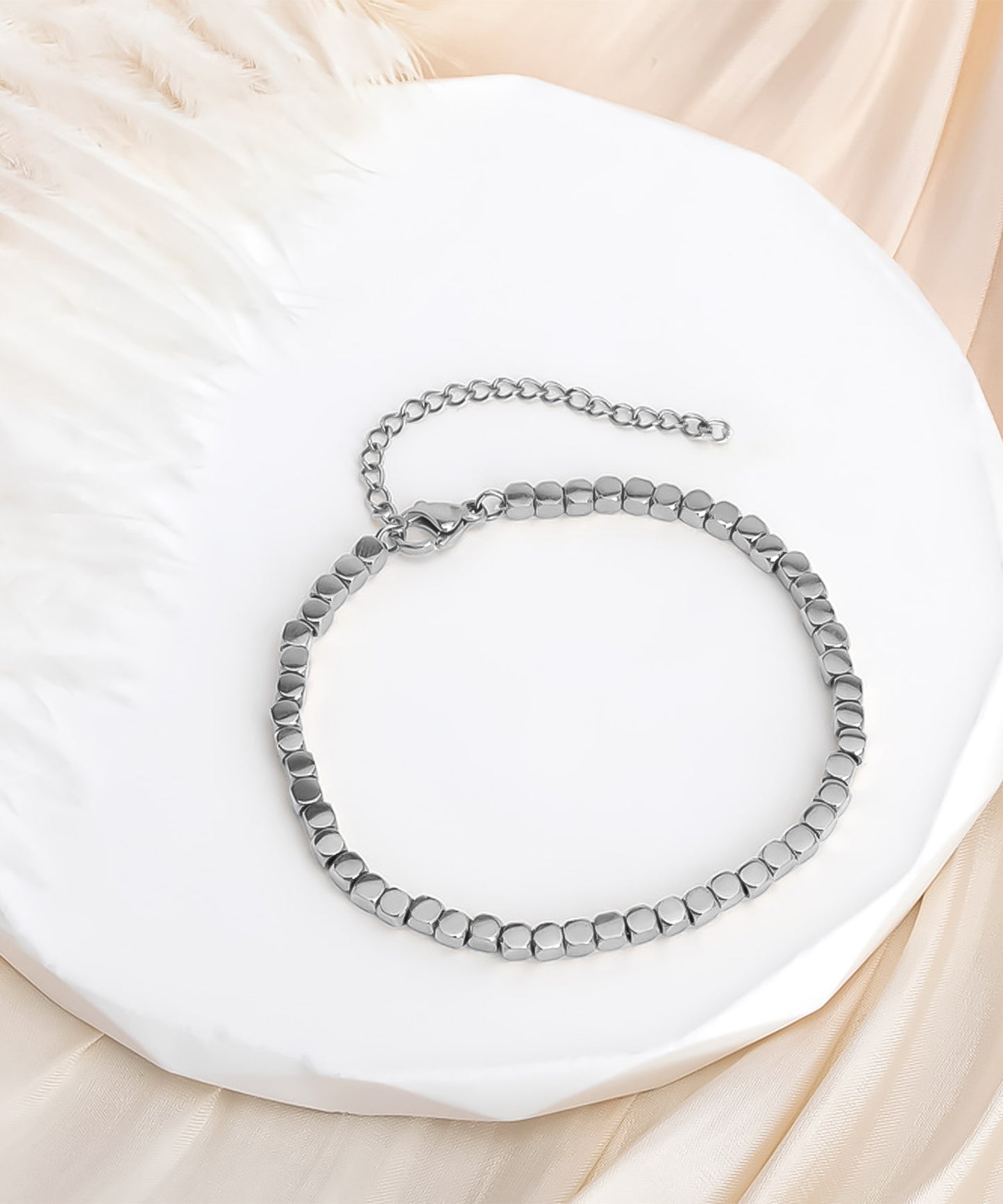 blackdia ocean スクエアストーン ブレスレット