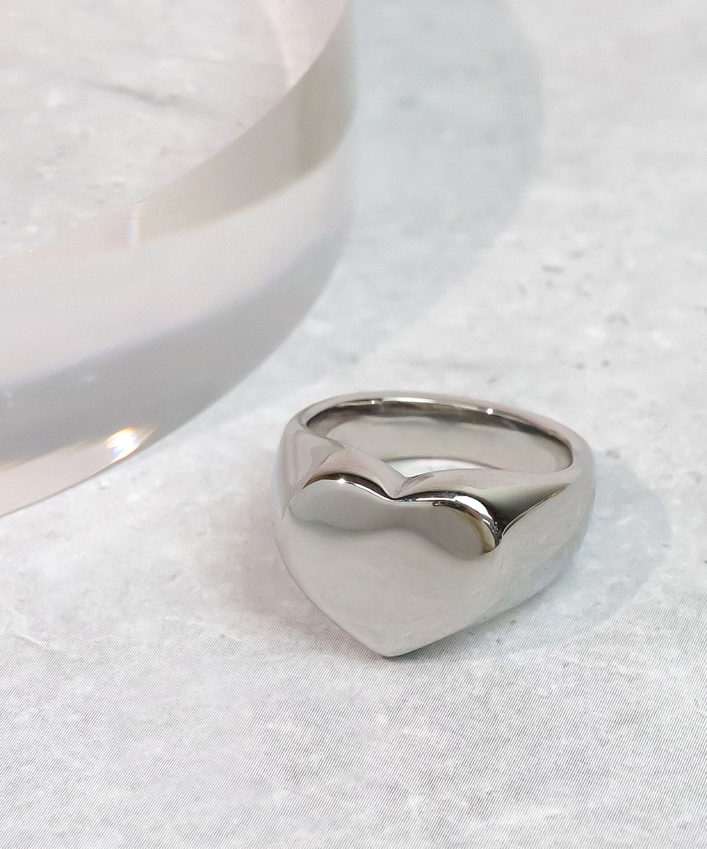 blackdia ocean ハートフラットヘッドリング