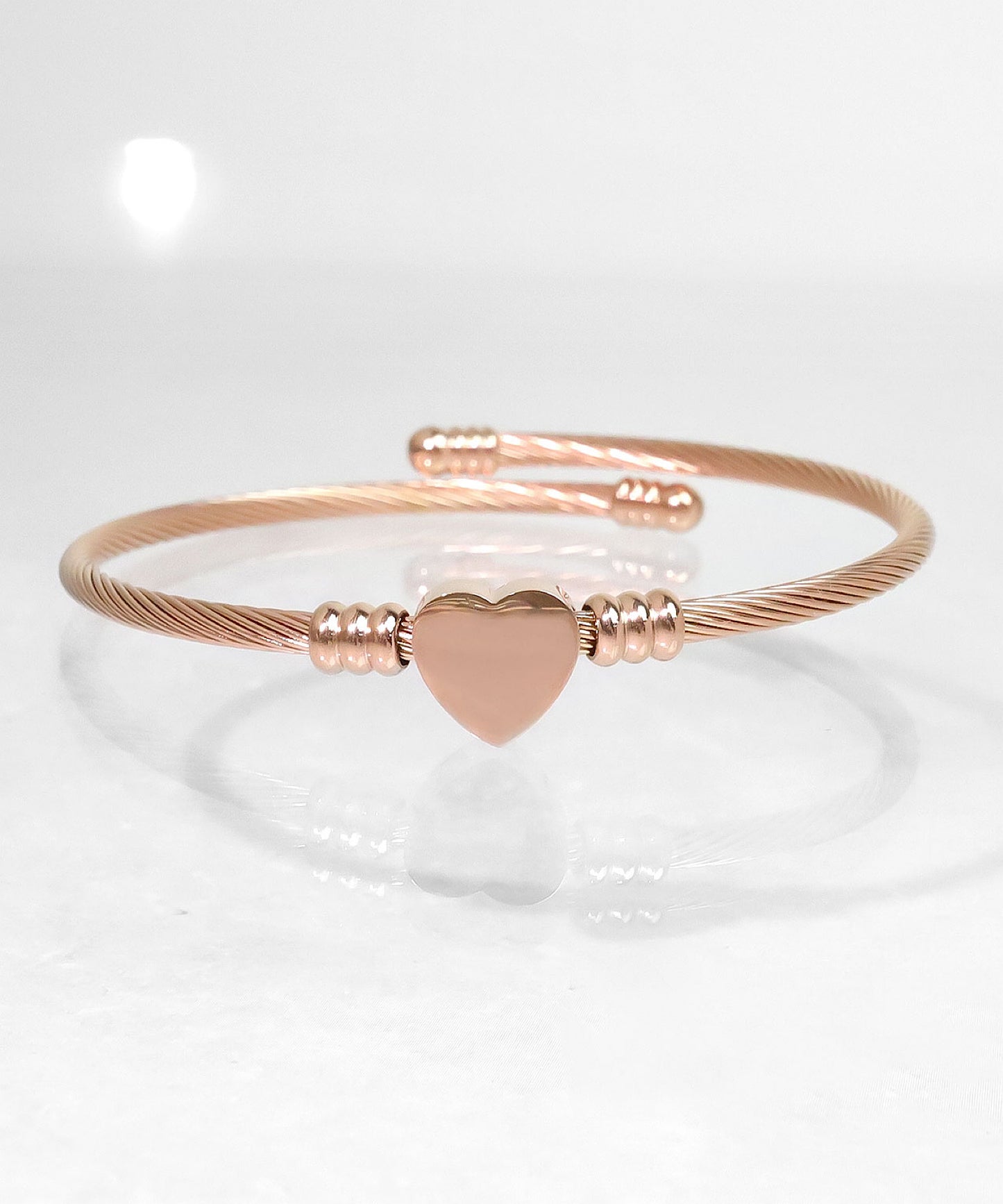 blackdia ocean ハートワイヤーバングル