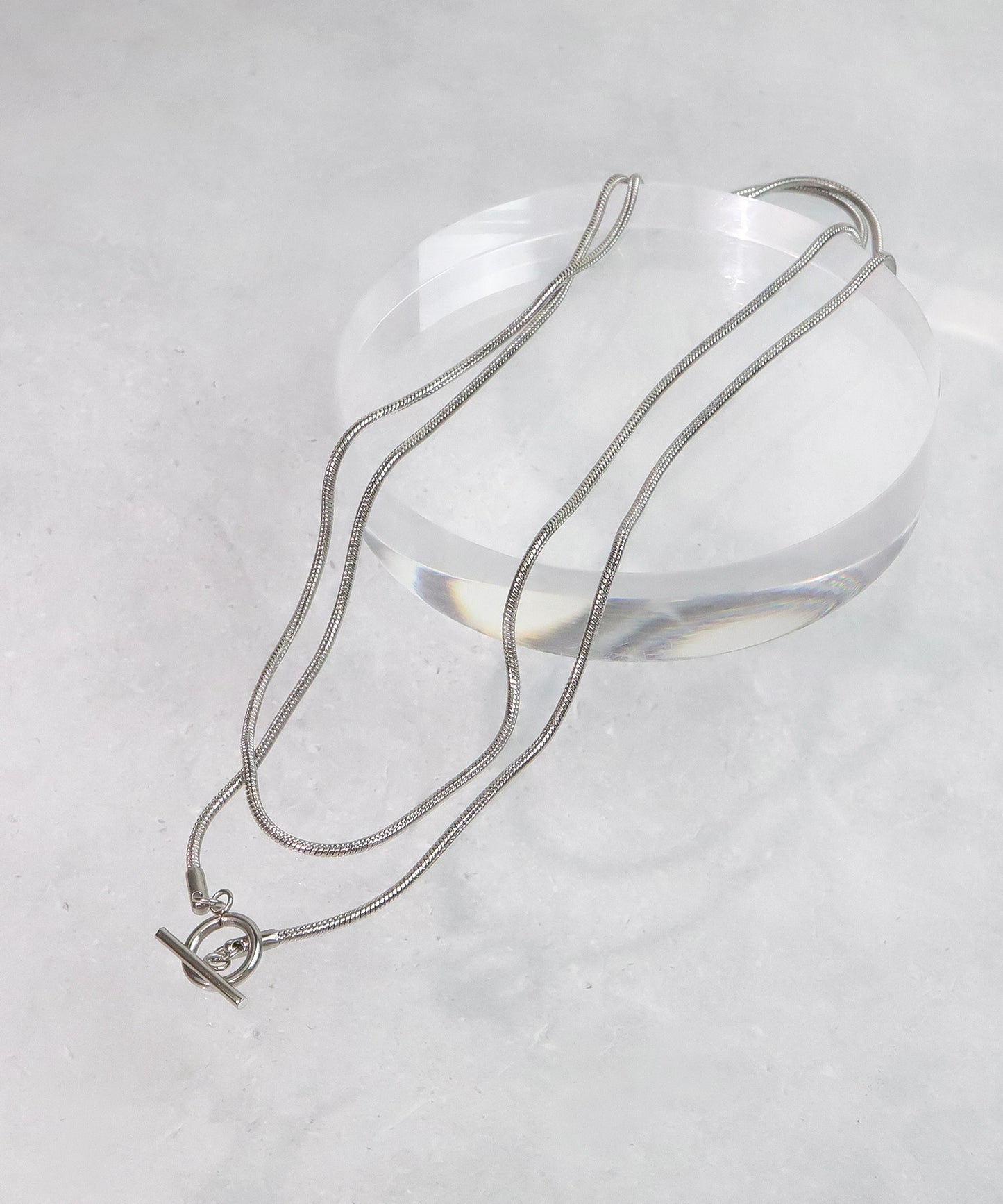 blackdia ocean マンテルスネークロングネックレス