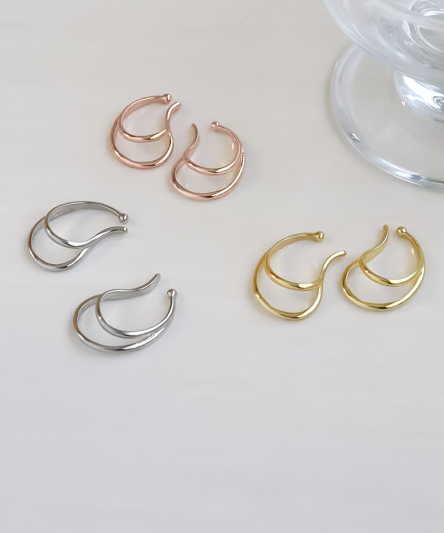 blackdia ocean ダブルラインイヤーカフ