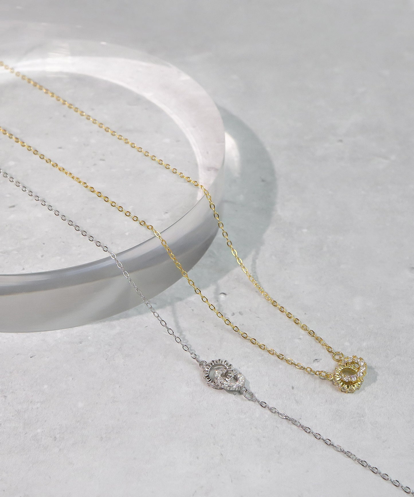 blackdia ocean サークルリンクネックレス