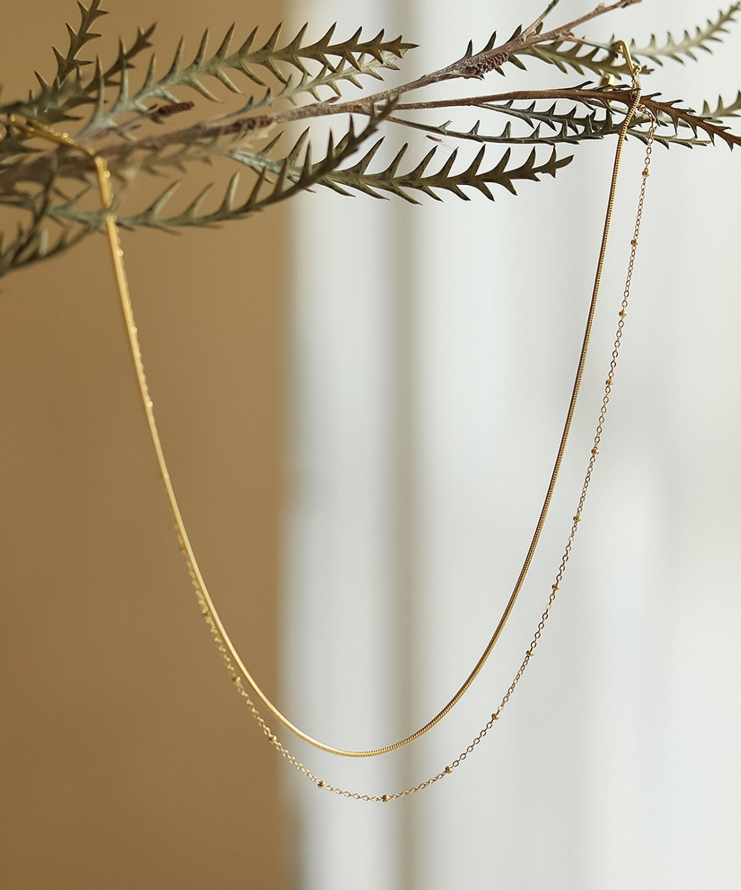 blackdia ocean スネーク レイヤードネックレス