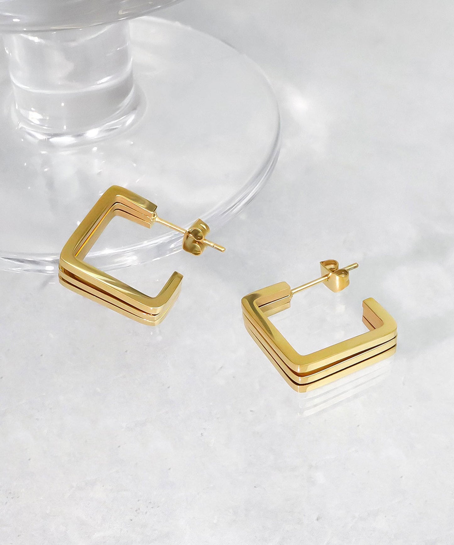 blackdia ocean スクエアデザインピアス