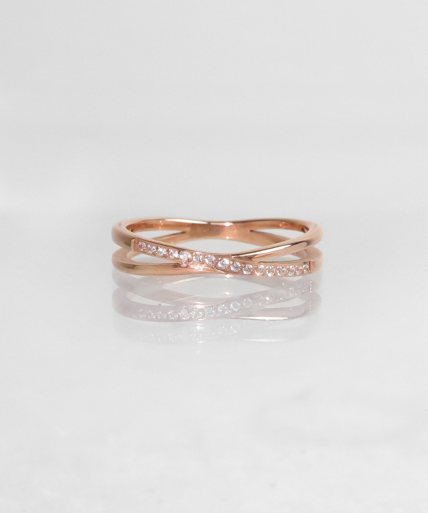 blackdia ocean ジルコニアレイヤードリング