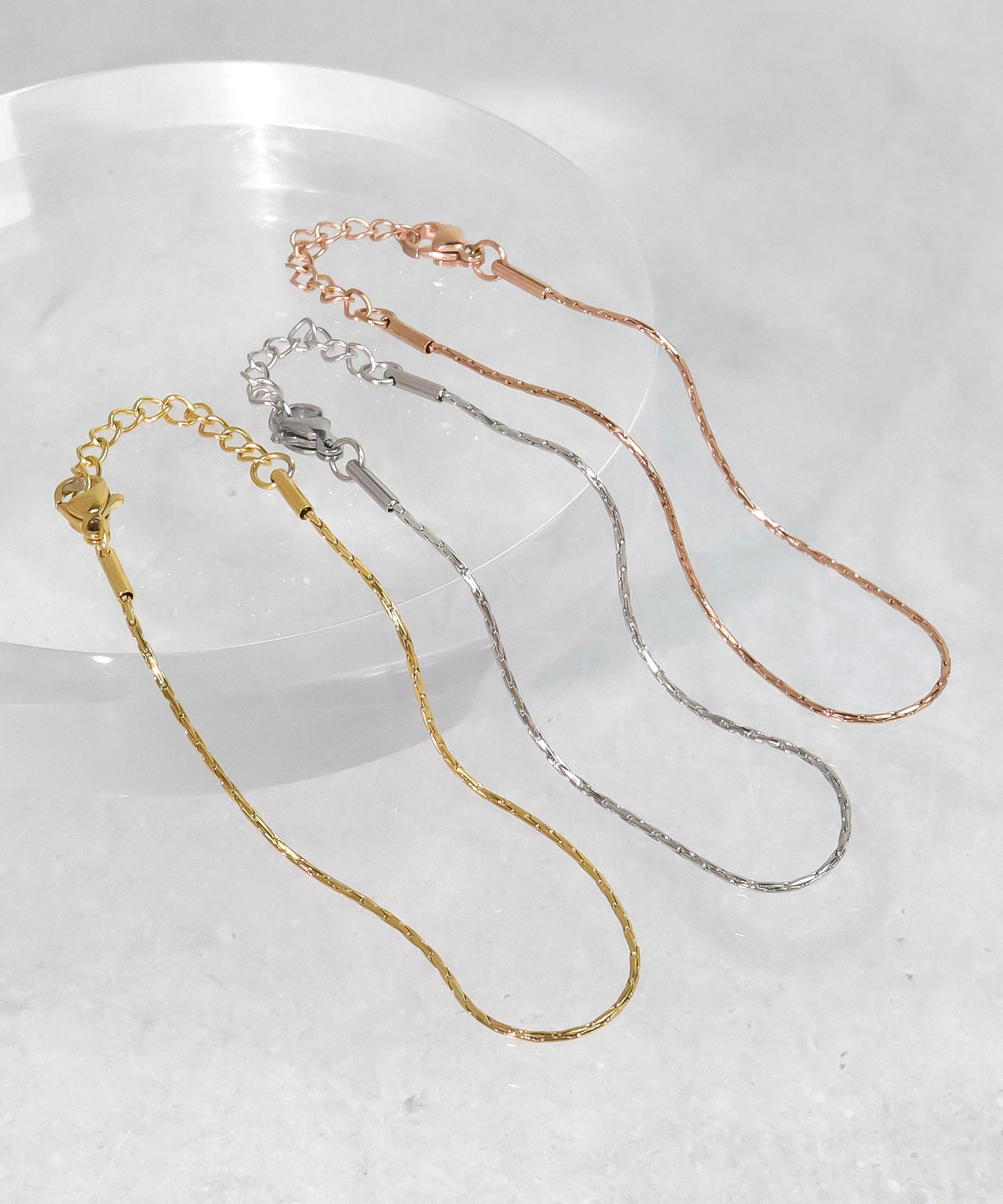 blackdia ocean スキンチェーンブレスレット