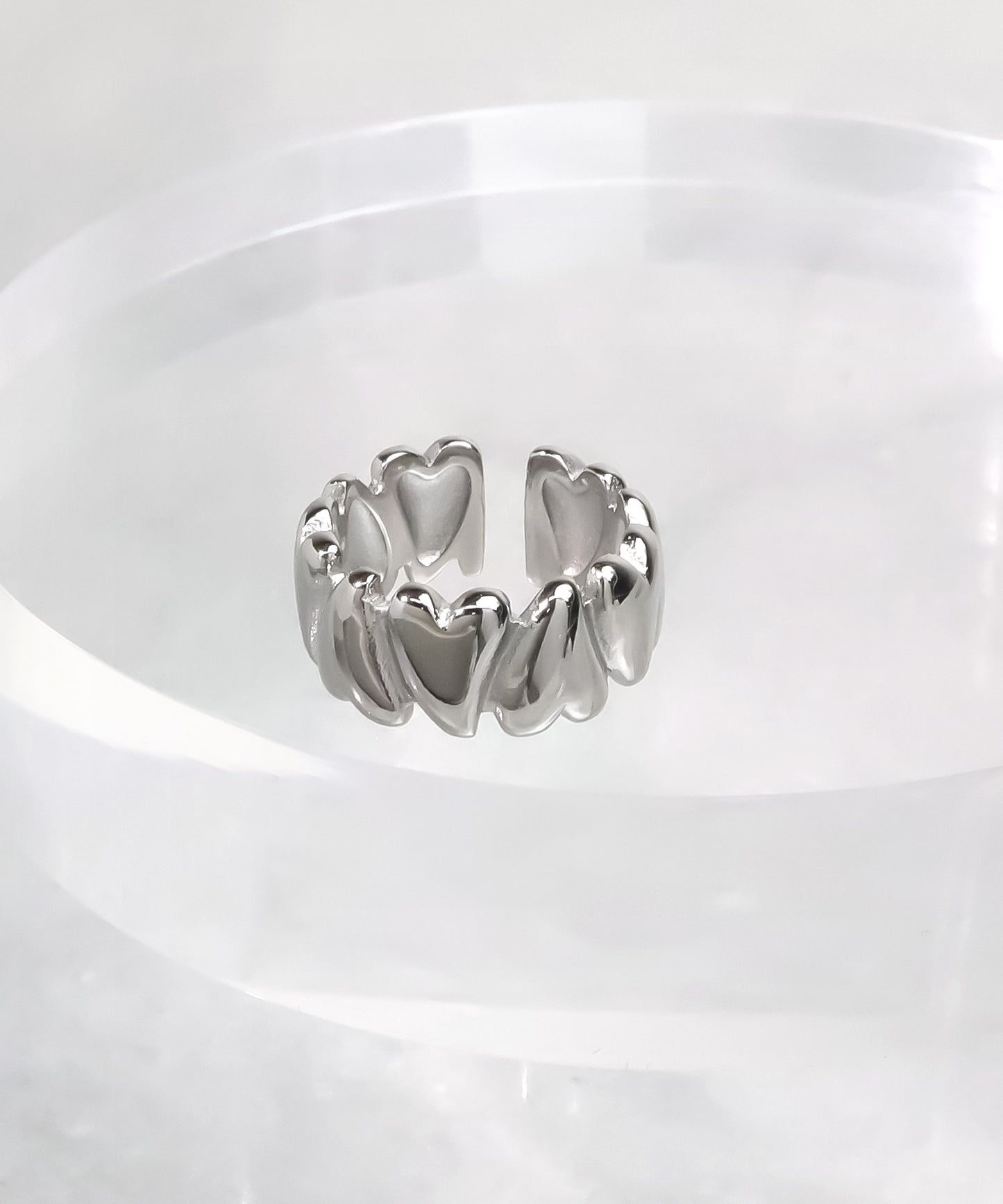 blackdia ocean ハートボリュームリング