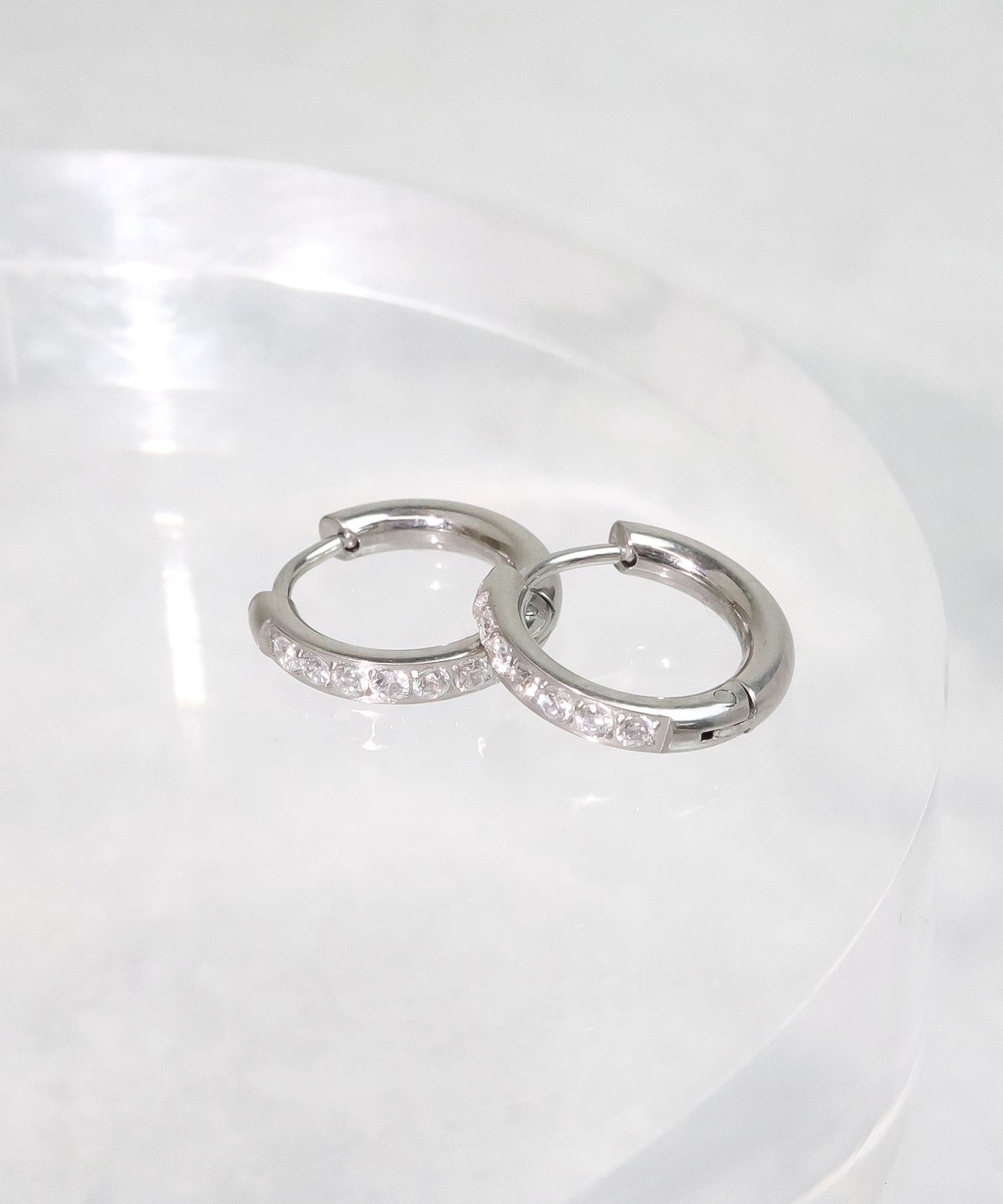 blackdia ocean ジルコニアラインピアス