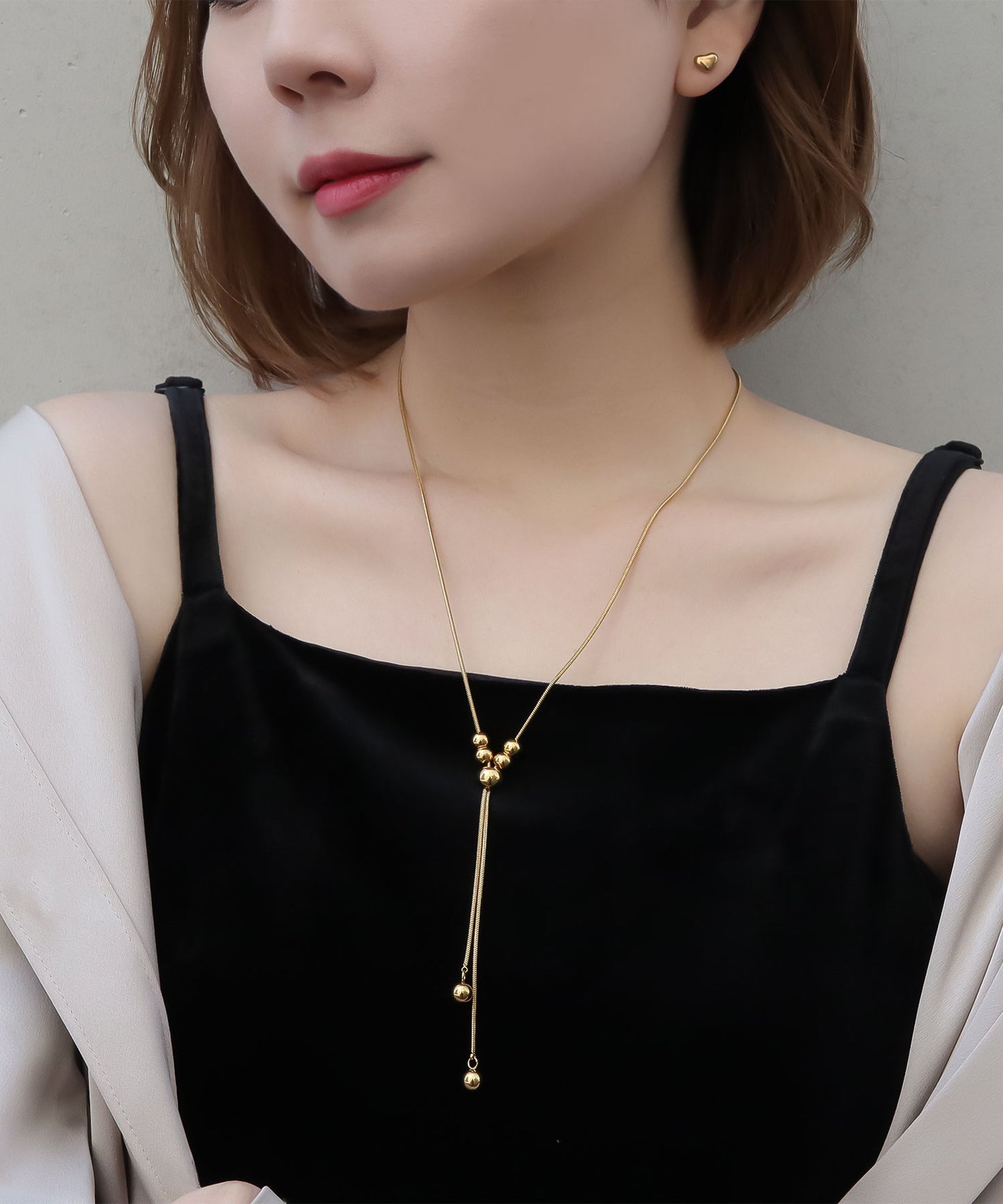 blackdia ocean スネークボールタイネックレス