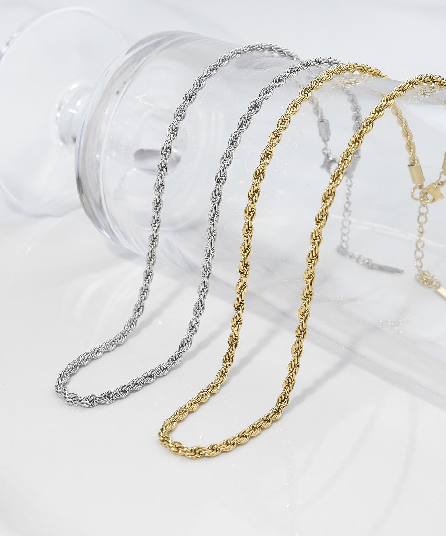 【今週末限定価格】blackdia ocean ロープチェーンネックレス