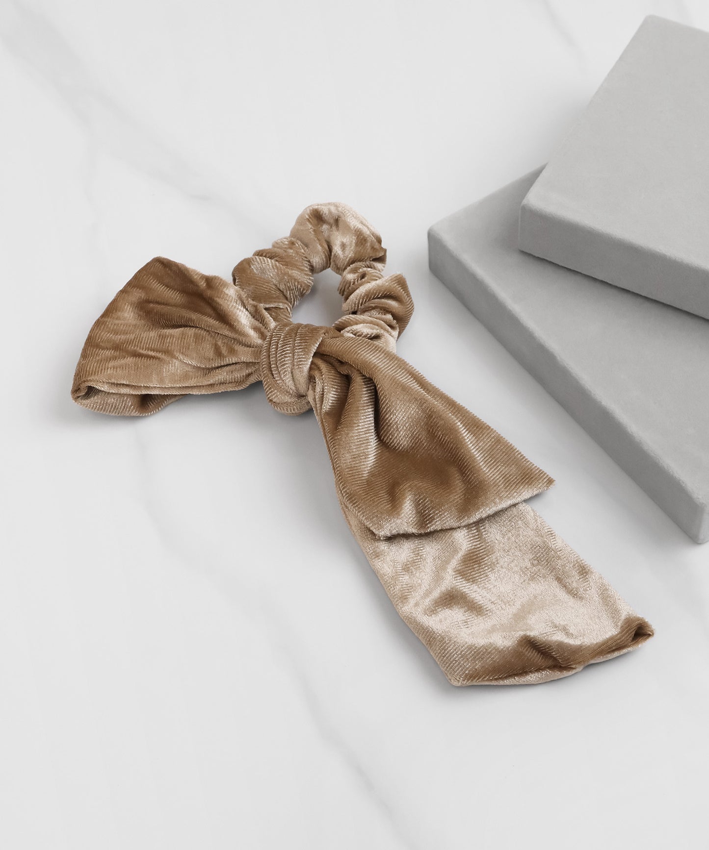 【今週末限定価格】blackdia ocean 2type ベロア リボンシュシュ