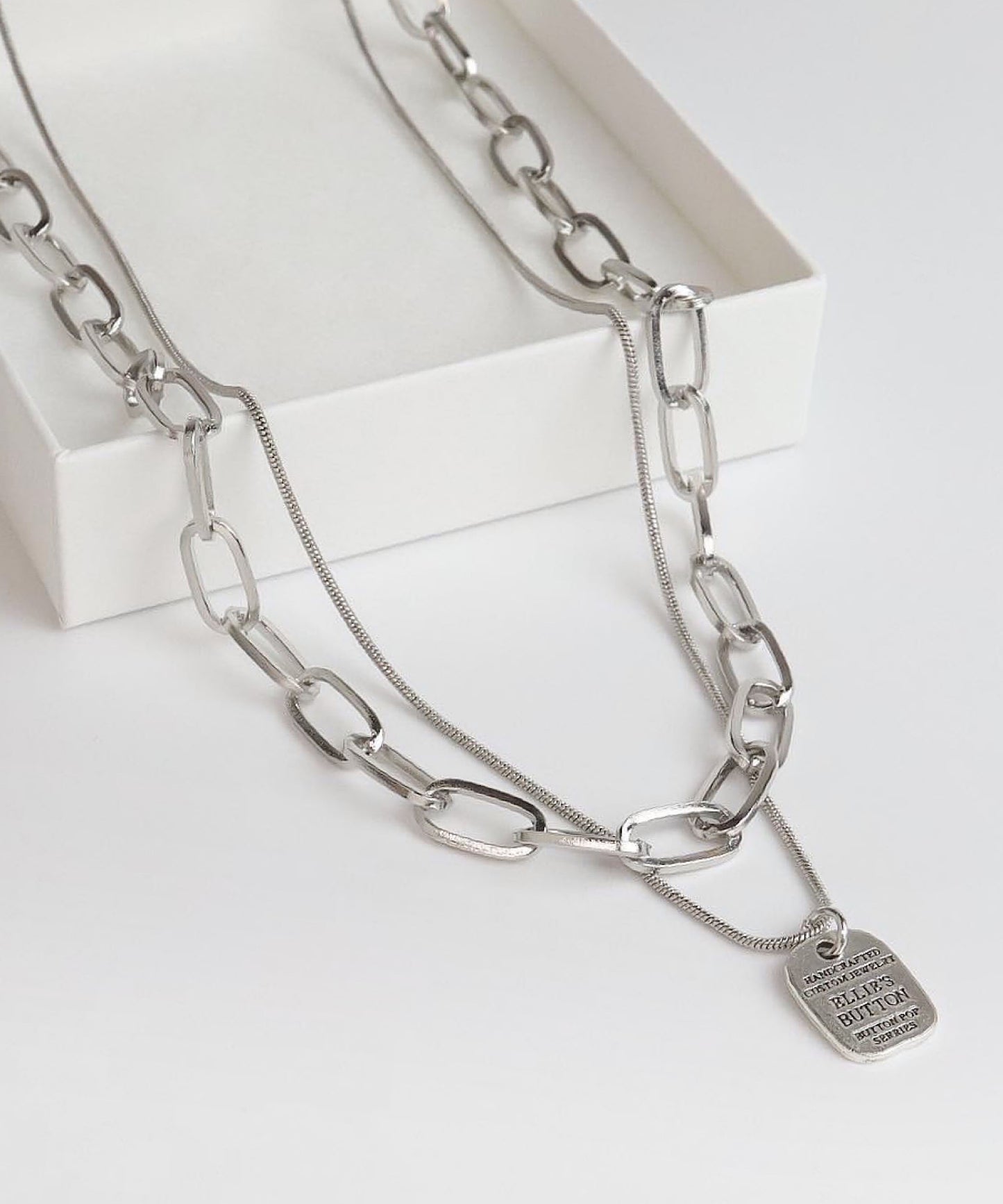 blackdia ocean ダブルチェーンネックレス