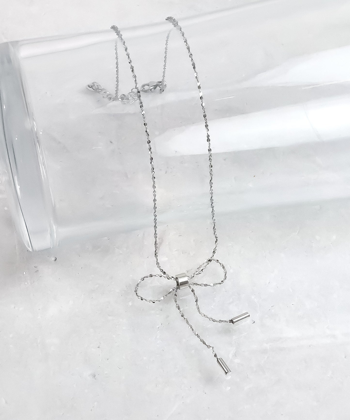 blackdia ocean スキンペタル リボンネックレス