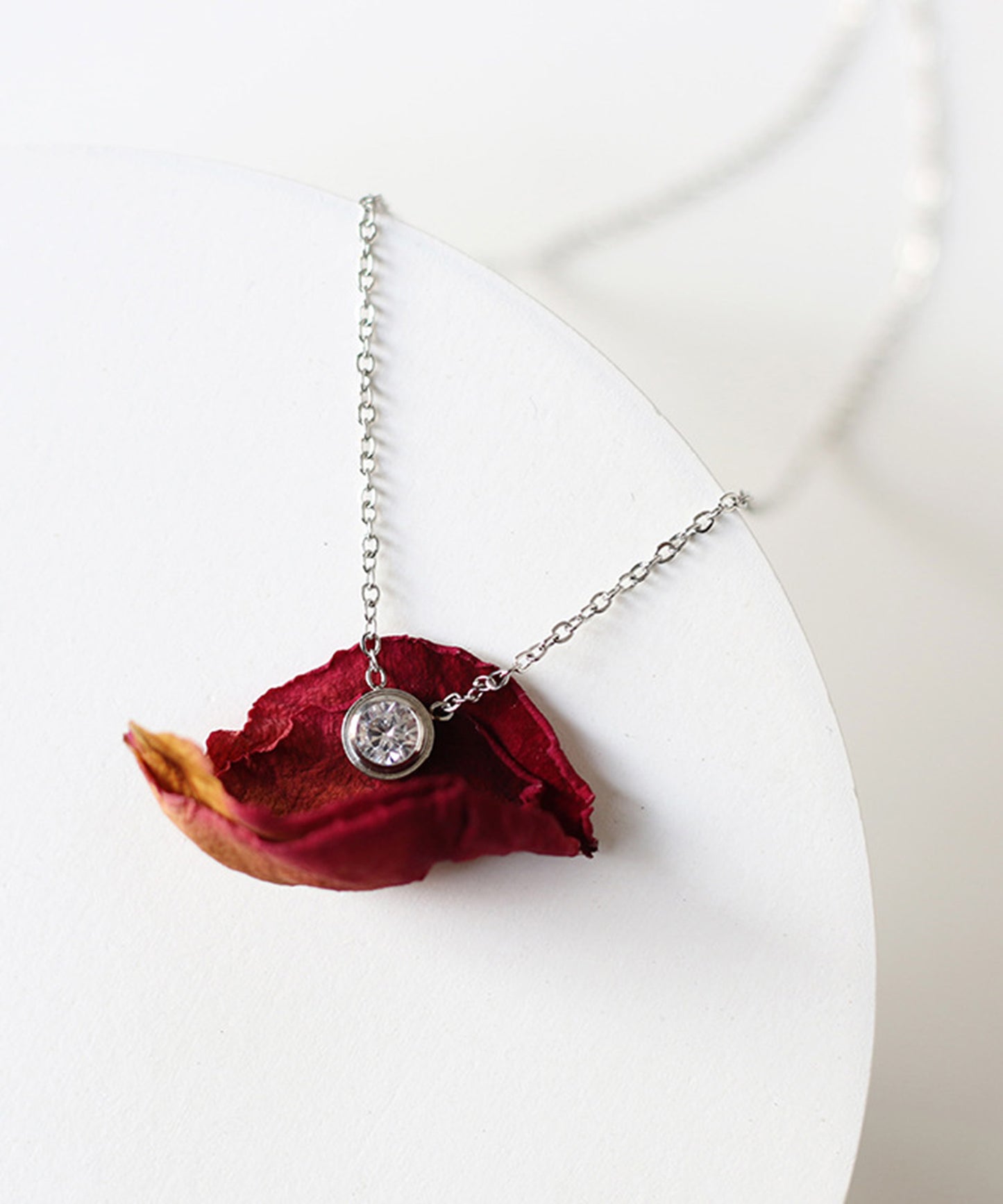 blackdia ocean シングルストーンチェーンネックレス