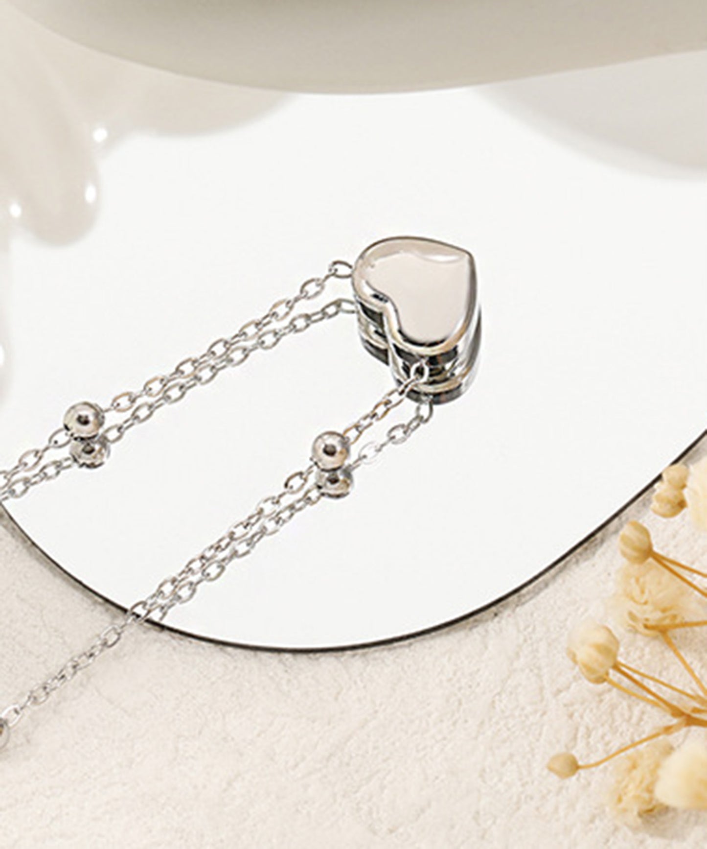 blackdia ocean メタルハートチャームネックレス