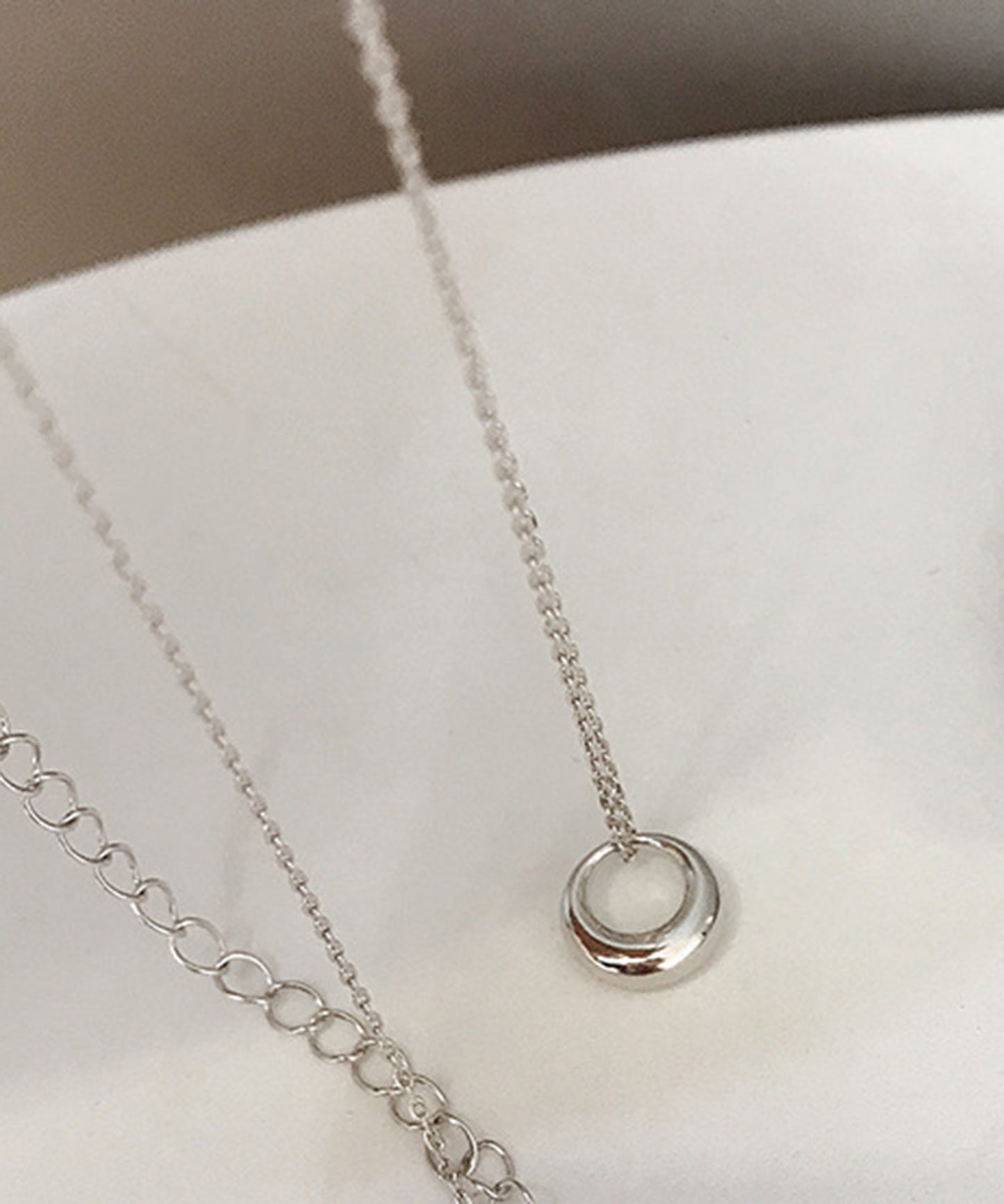 blackdia ocean オープンサークルネックレス