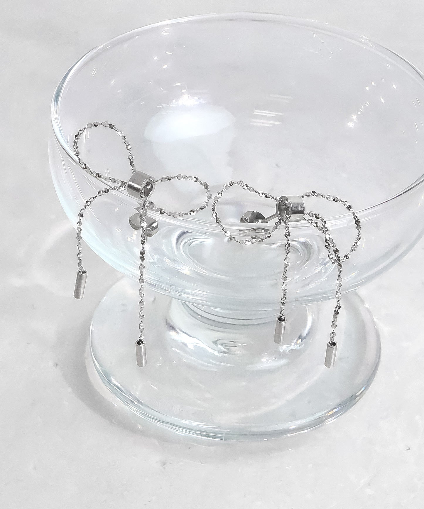 blackdia ocean スキンペタル リボンピアス