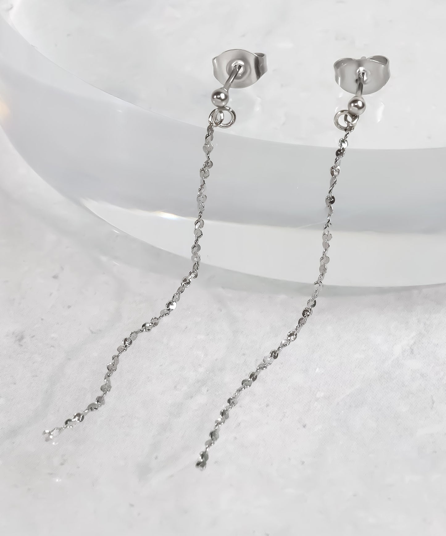 blackdia ocean スキンペタル チェーンピアス/イヤリング