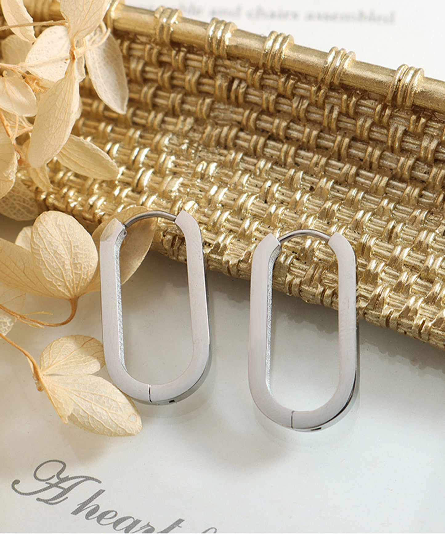 blackdia ocean オーバル ワンタッチピアス