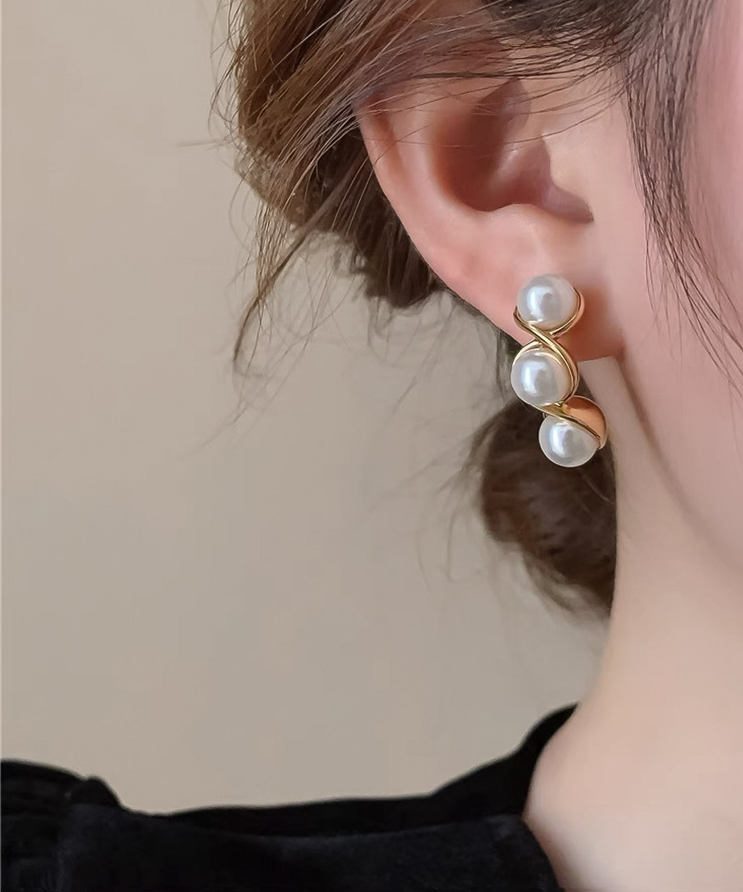 blackdia ocean トリプルパールピアス