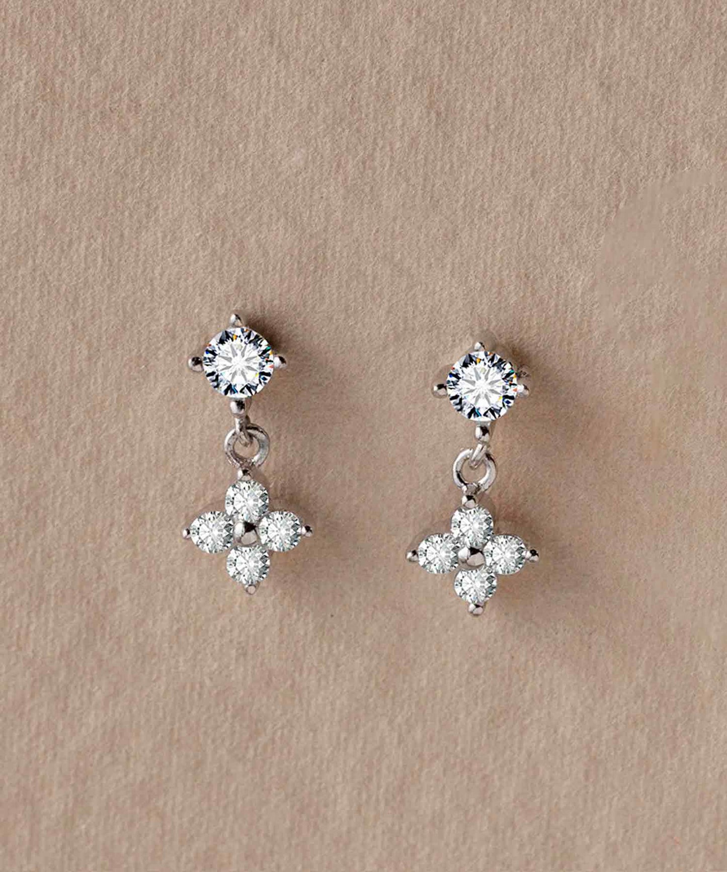 blackdia ocean フラワードロップストーンピアス