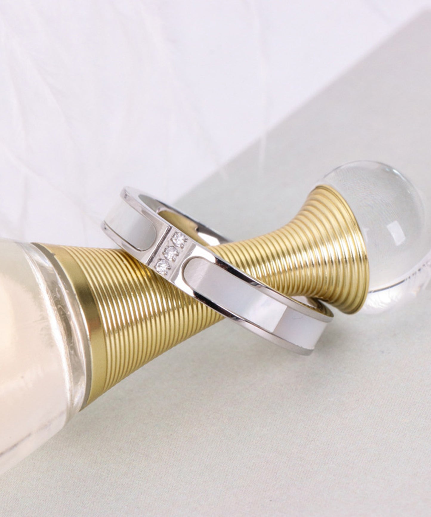 blackdia ocean シェルライン ジルコニア リング