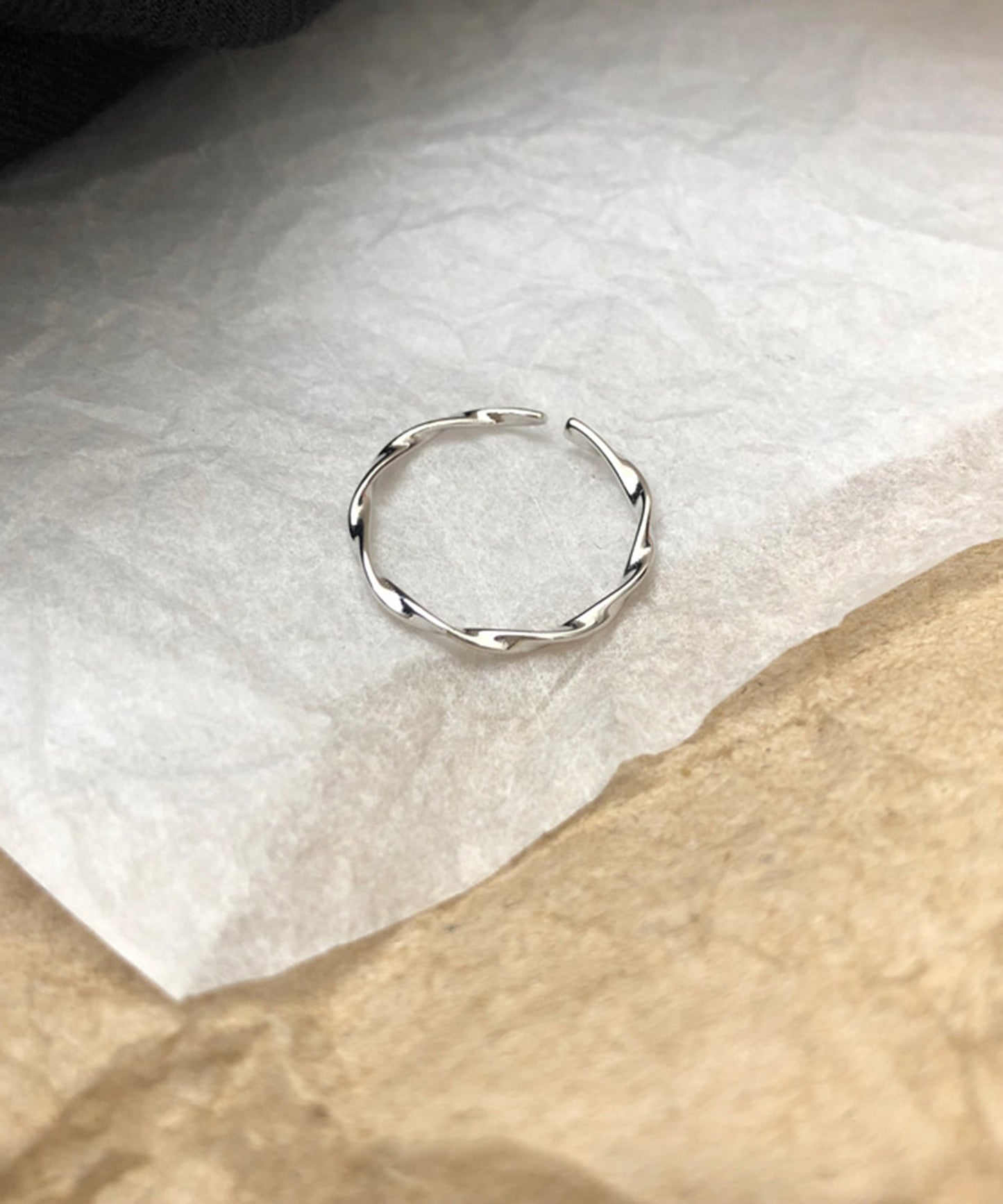 blackdia ocean ツイストオープンリング