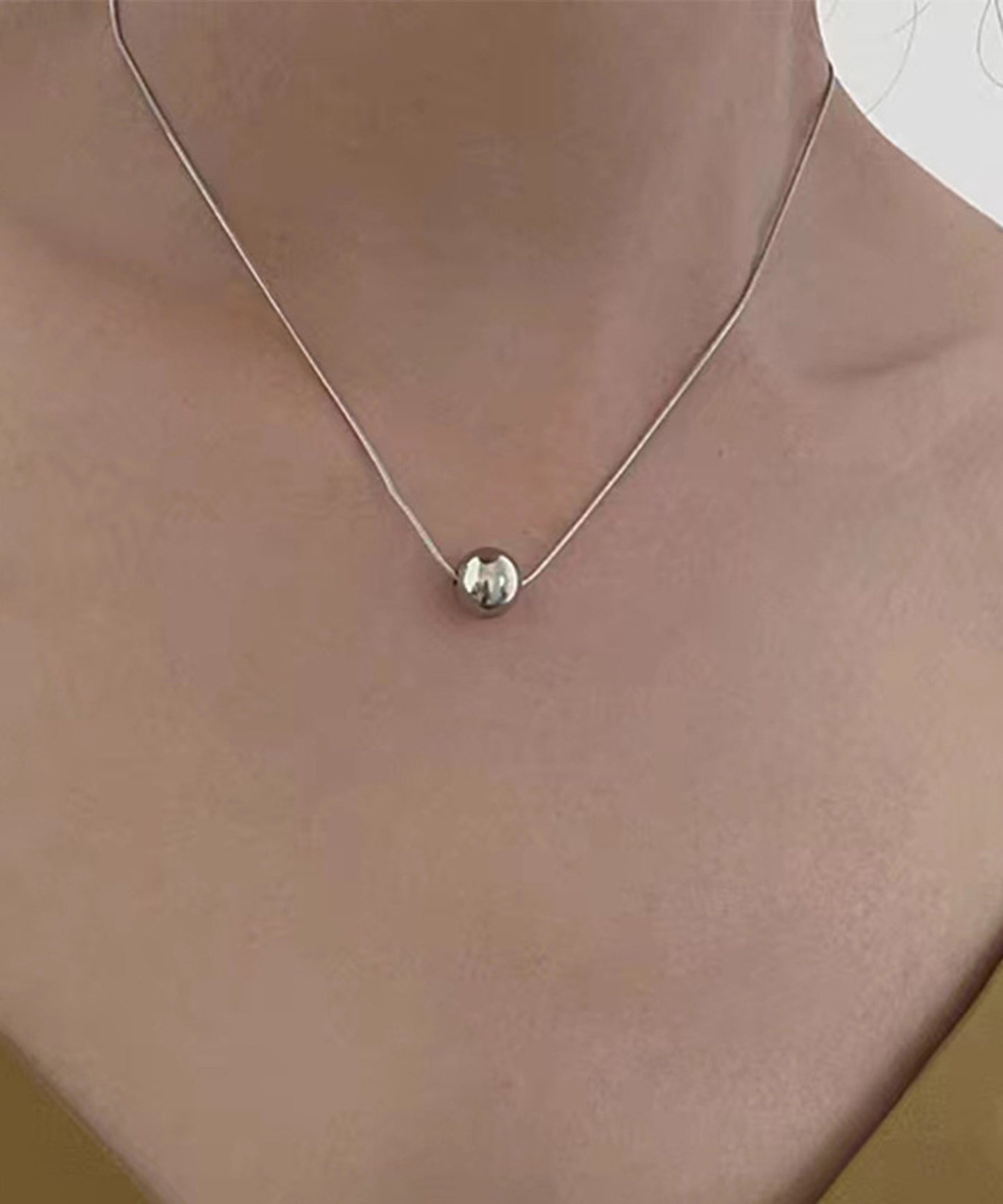 【今週末限定価格】blackdia ocean ボールスネークチェーンネックレス