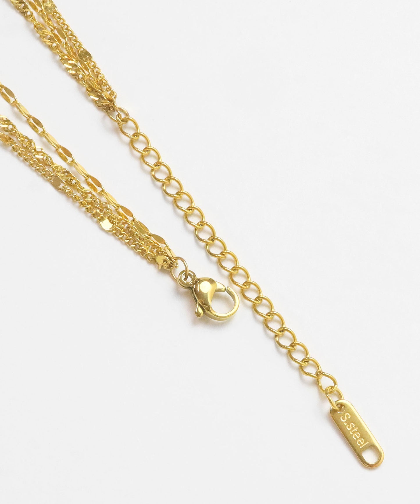 blackdia ocean トリプルデザインチェーンネックレス