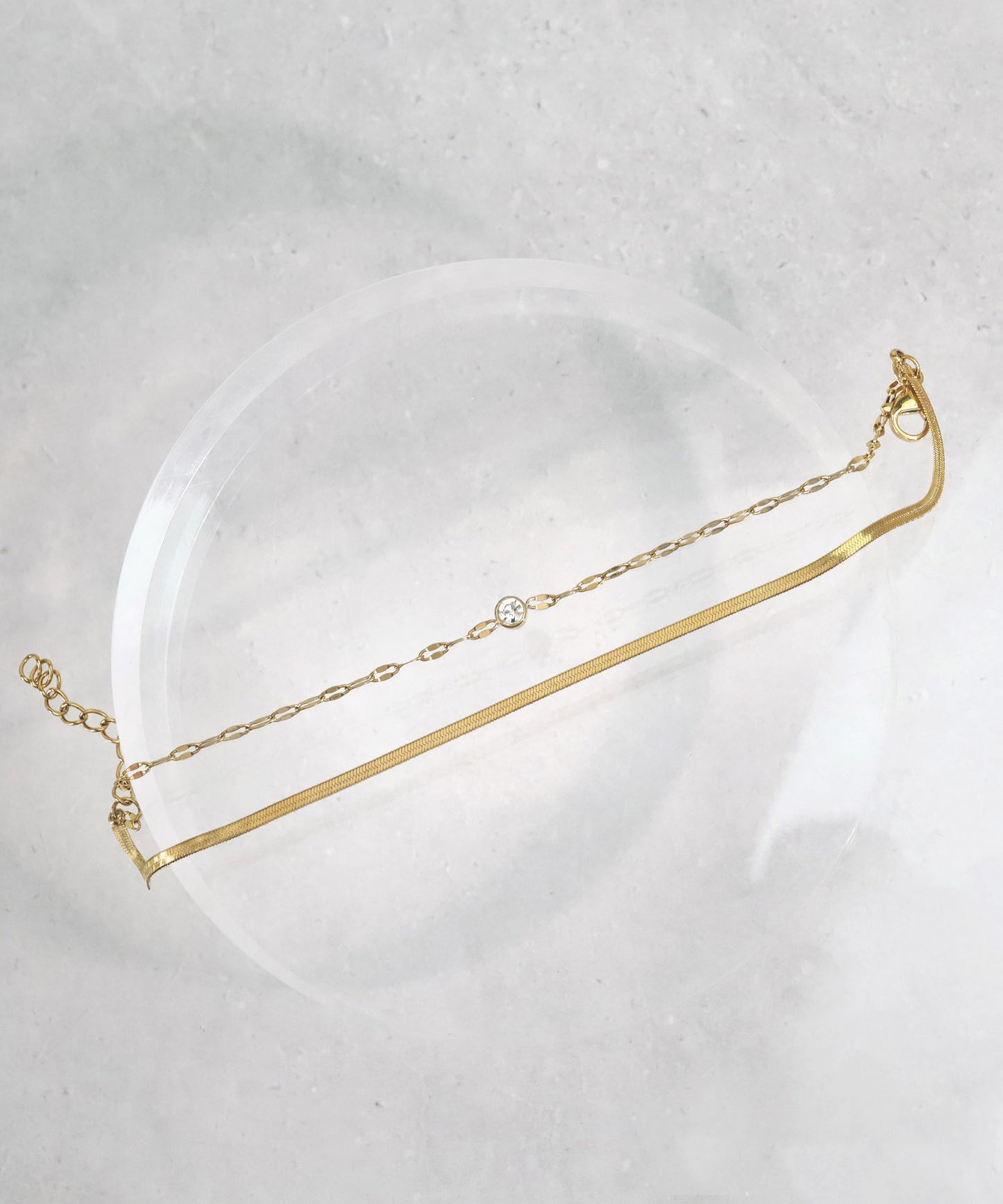 blackdia ocean ワントップレイヤードブレスレット