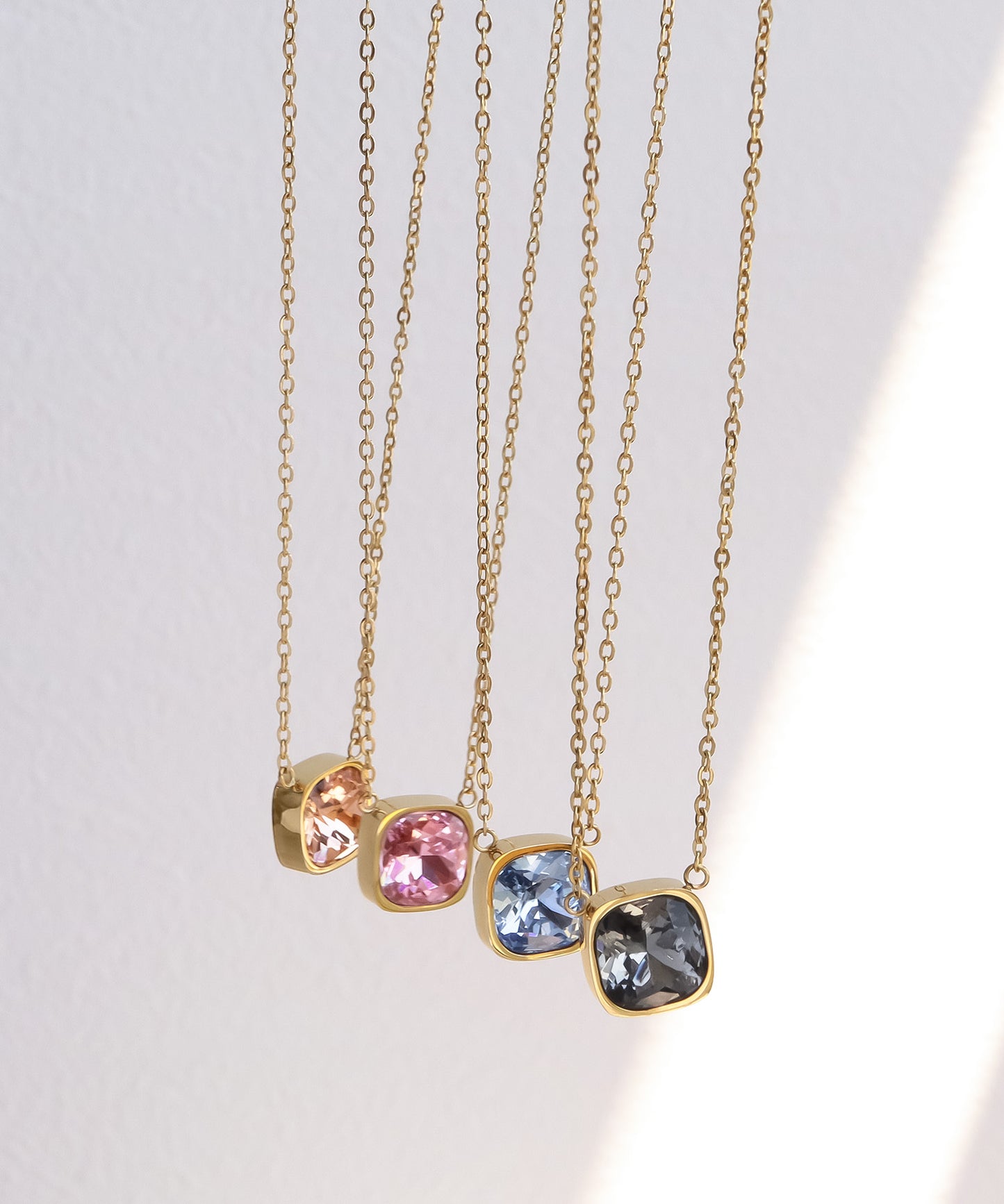 blackdia ocean ファセットネックレス ( 10color )