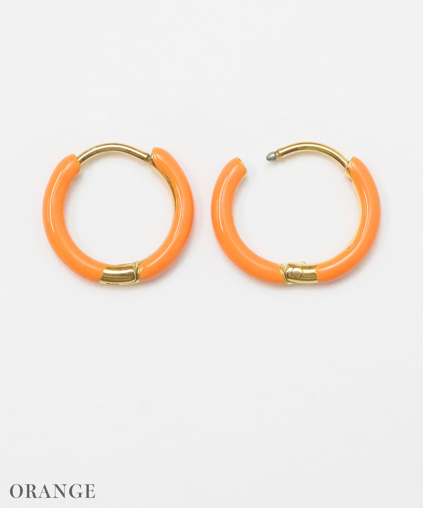 blackdia ocean エナメルカラー フープピアス