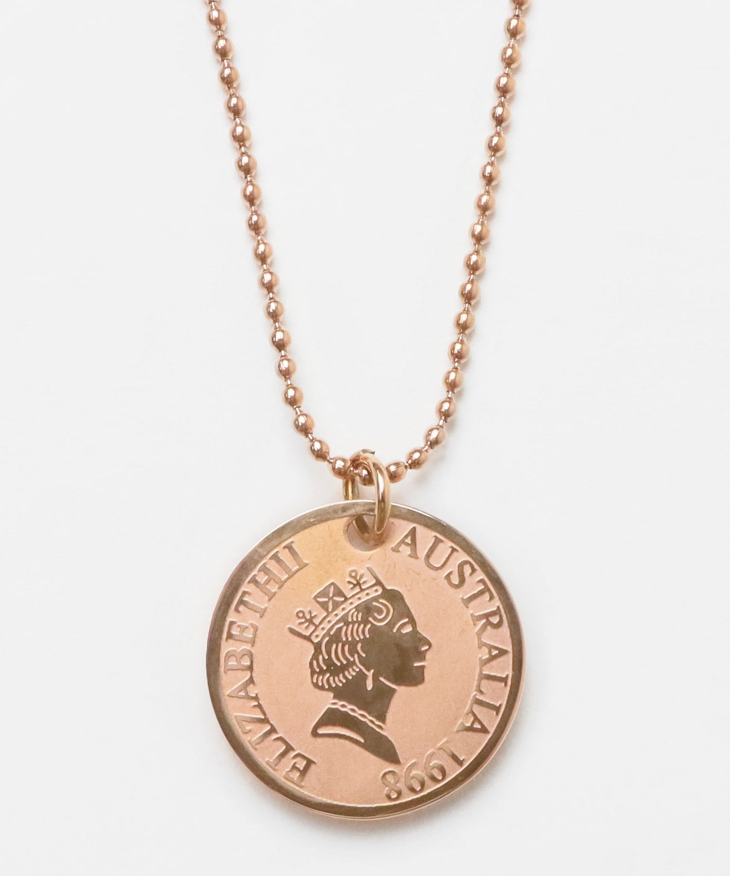 blackdia ocean コインプレート ボールチェーンネックレス