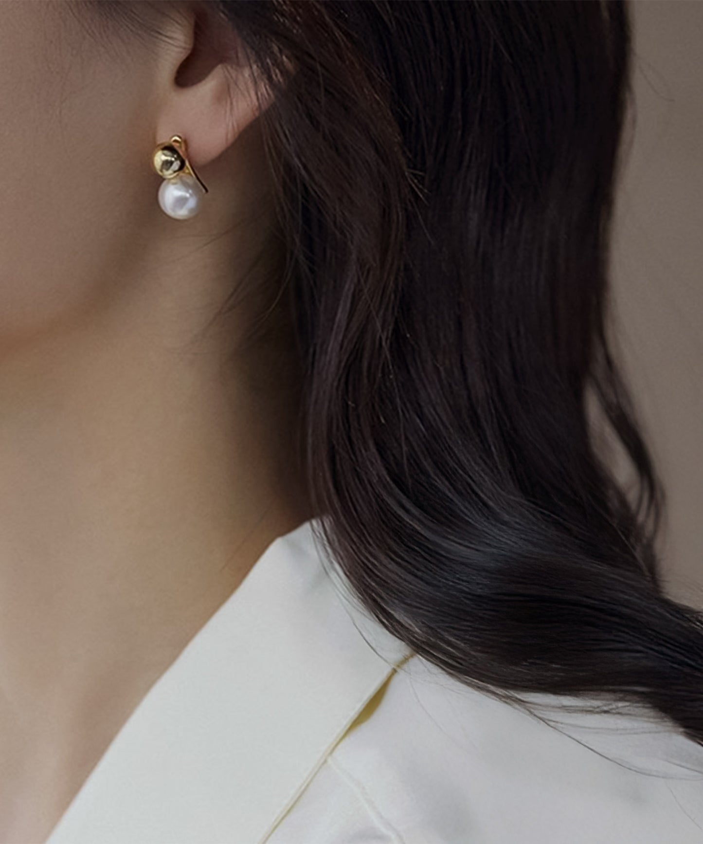 blackdia ocean ボール&パールピアス