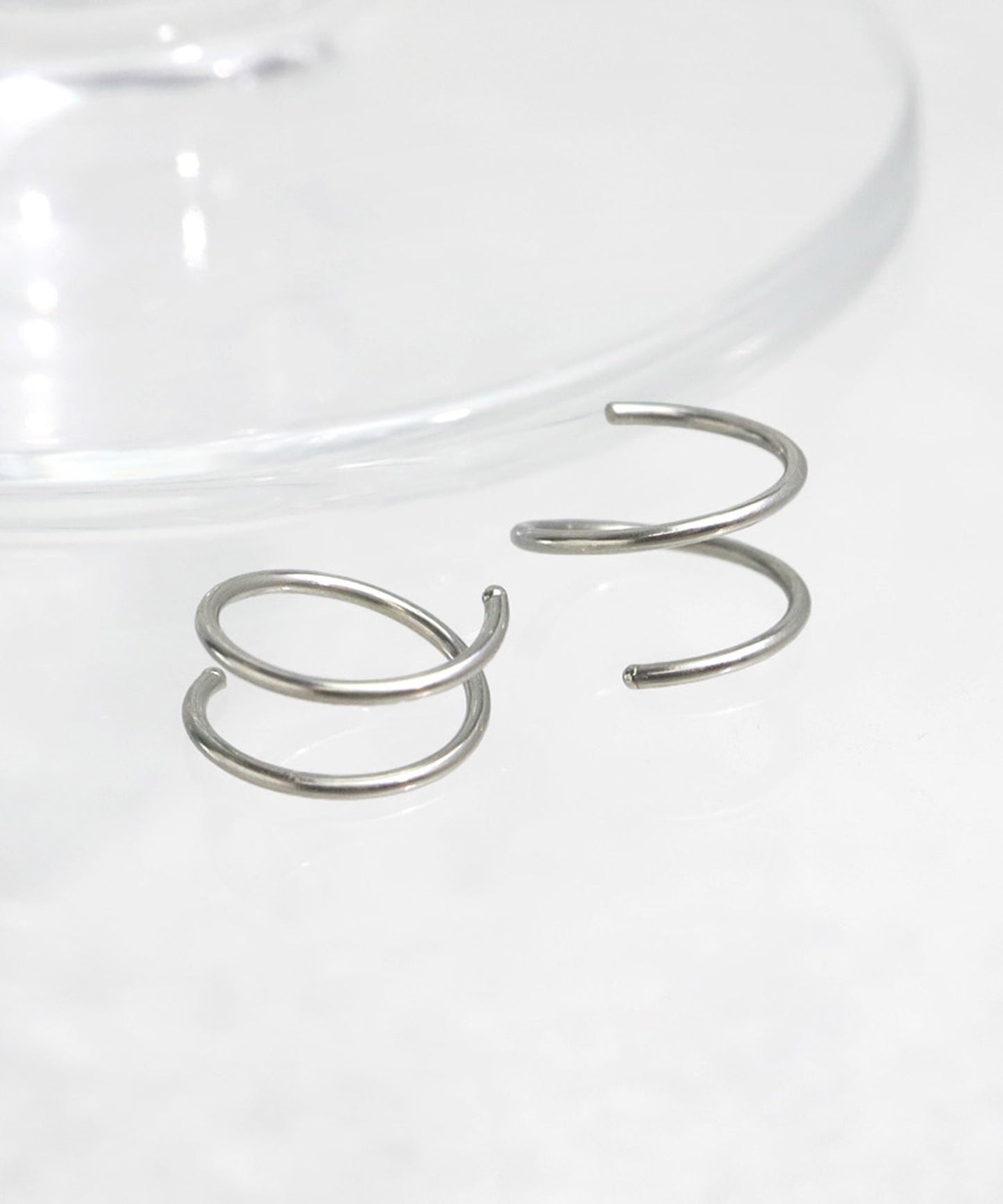 blackdia ocean スパイラルミニピアス