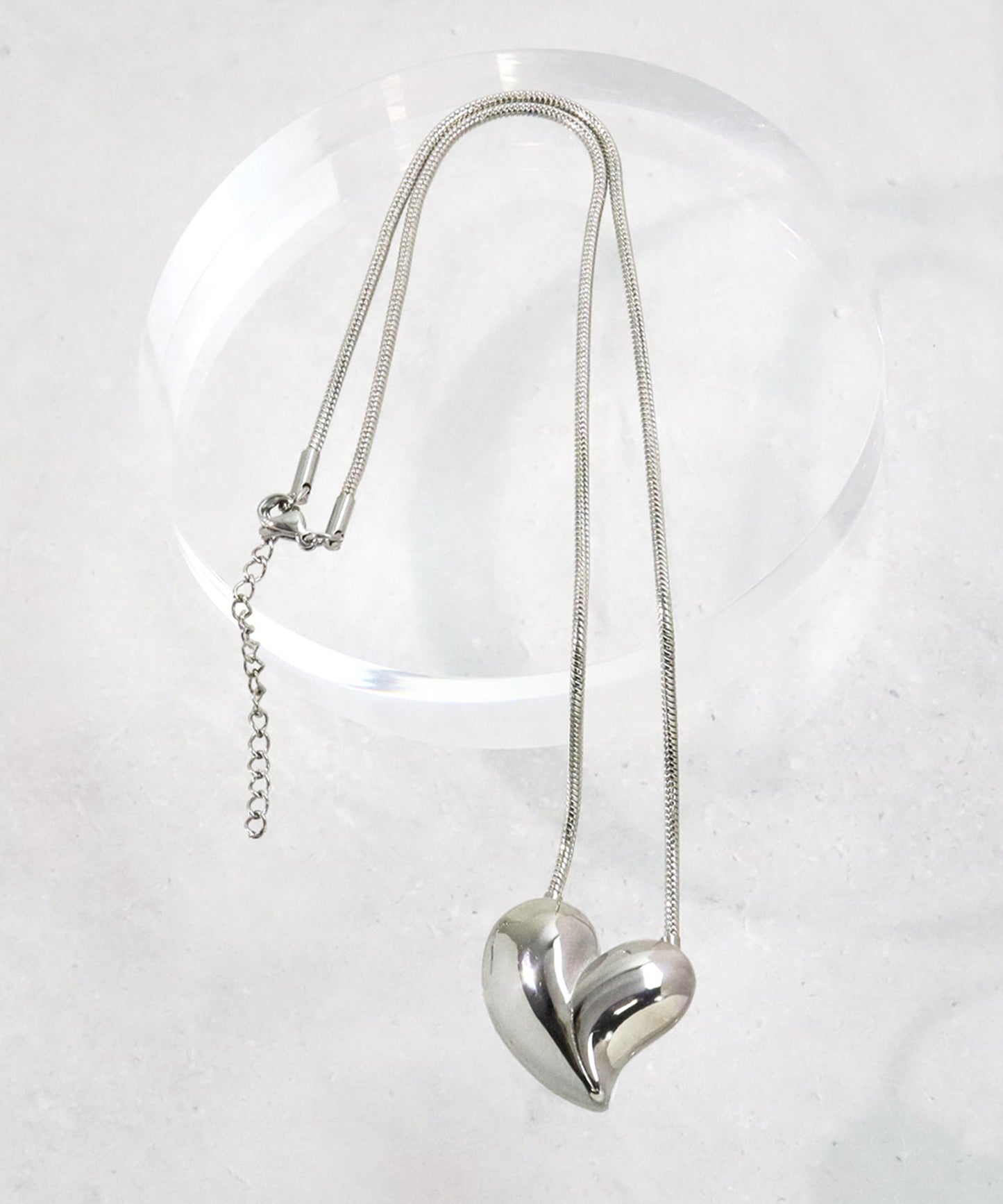 blackdia ocean プランプハートネックレス