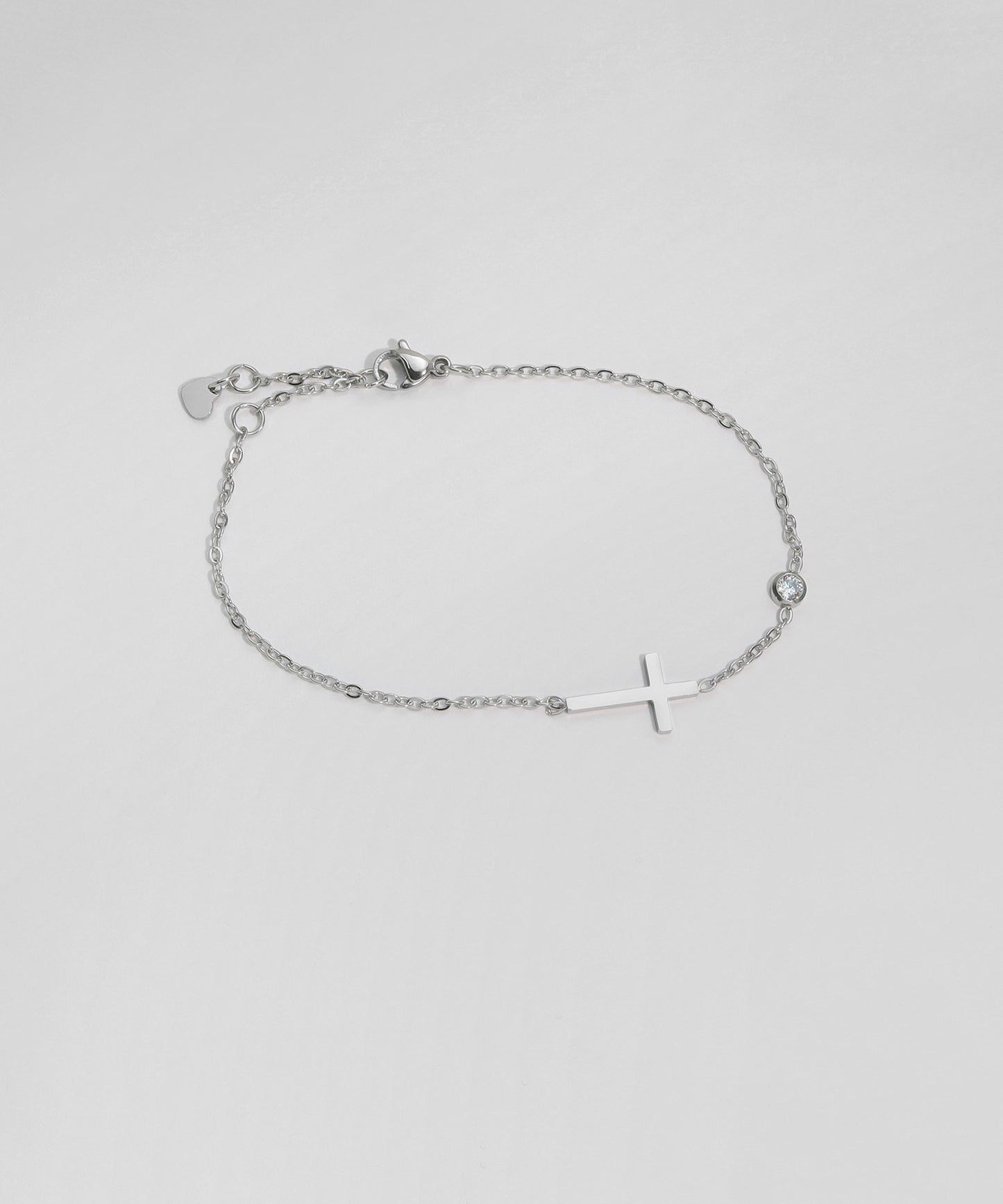 blackdia ocean クロスCZブレスレット