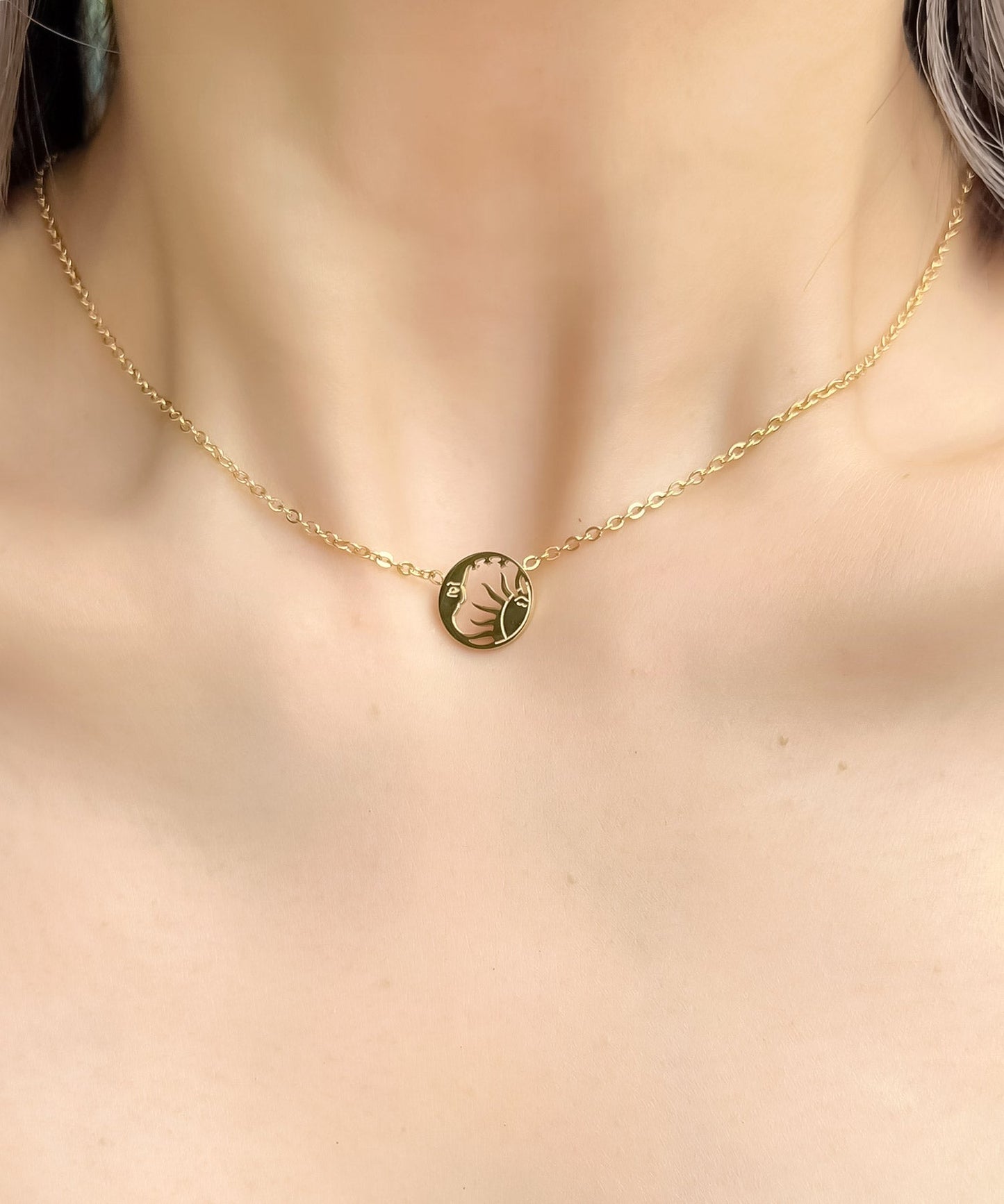 blackdia ocean SUN&MOONネックレス