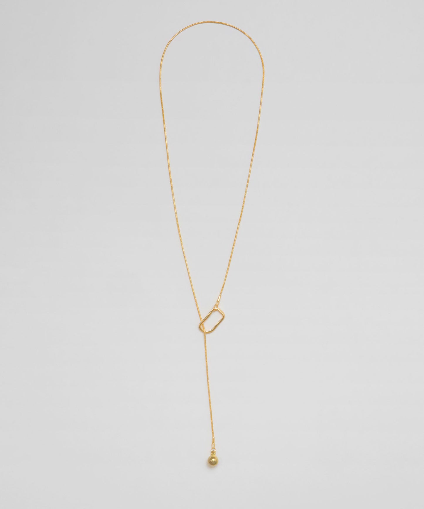 blackdia ocean オーバルラリエットネックレス