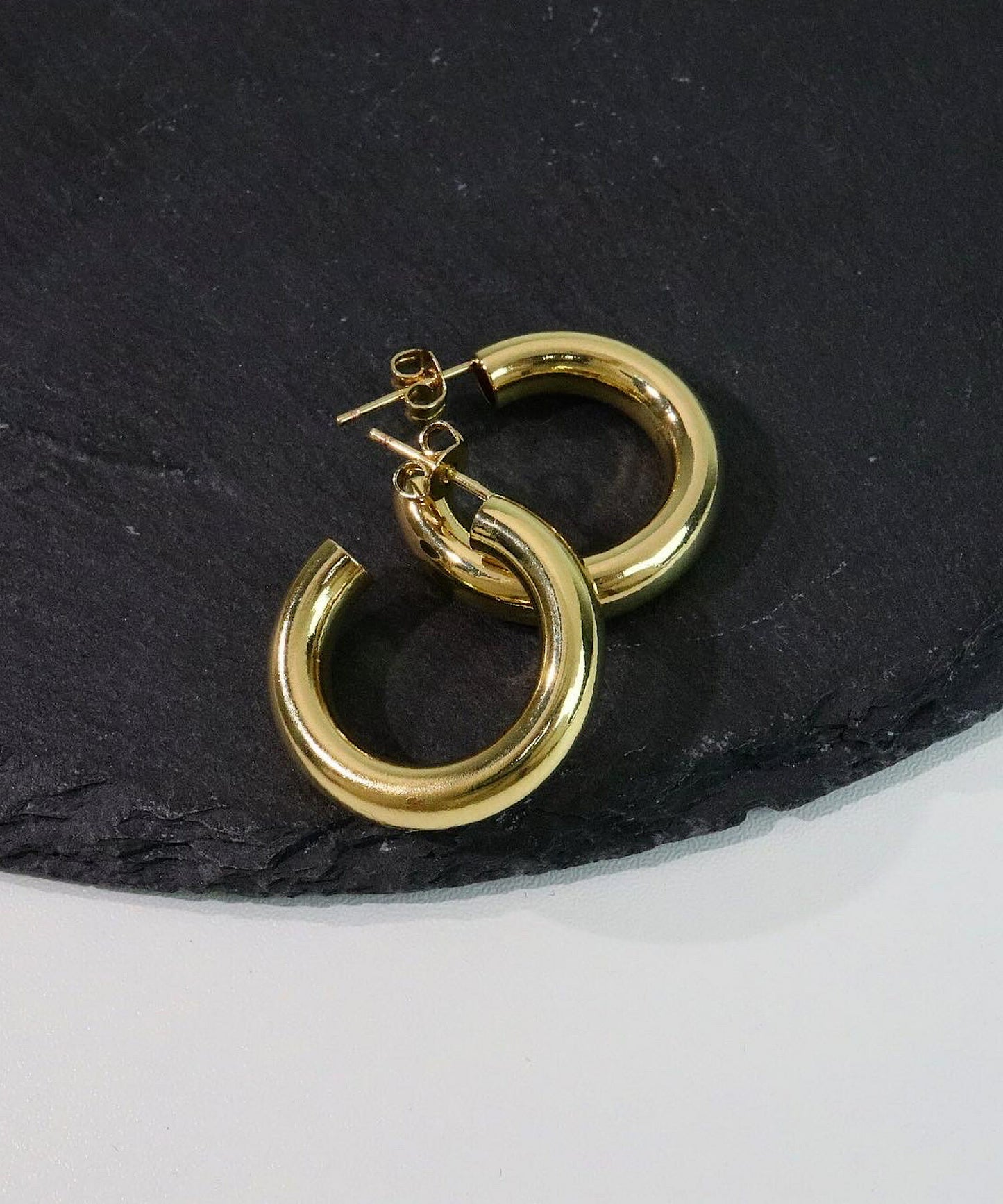 blackdia ocean ステンレスフープ スタッドピアス