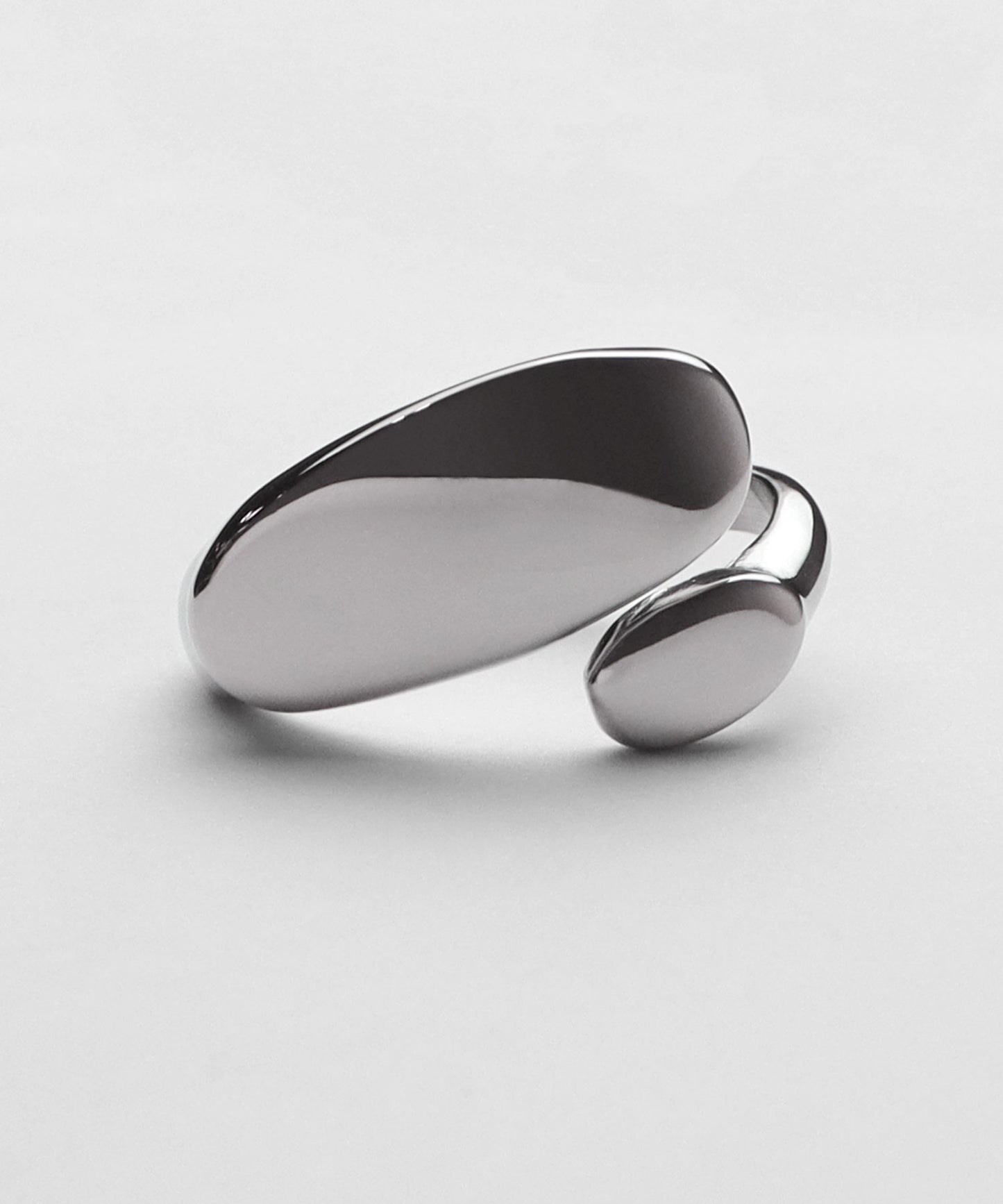 blackdia ocean アシンメトリープレートリング