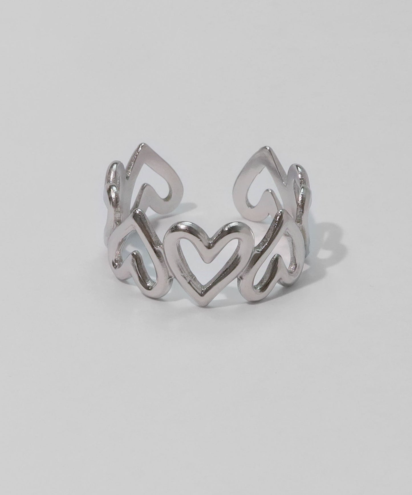 blackdia ocean ハートオープンリング