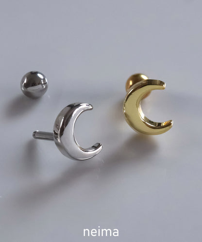 neima クレセントムーン ボディピアス (片耳)