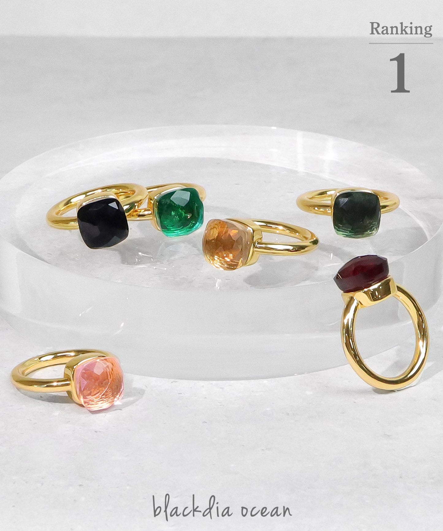 blackdia ocean クォーツリング(新色)