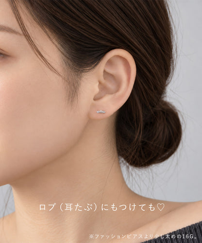 neima クラウン ラブレット ピアス S925 (片耳)