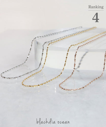 blackdia ocean スキンペタルチェーンネックレス