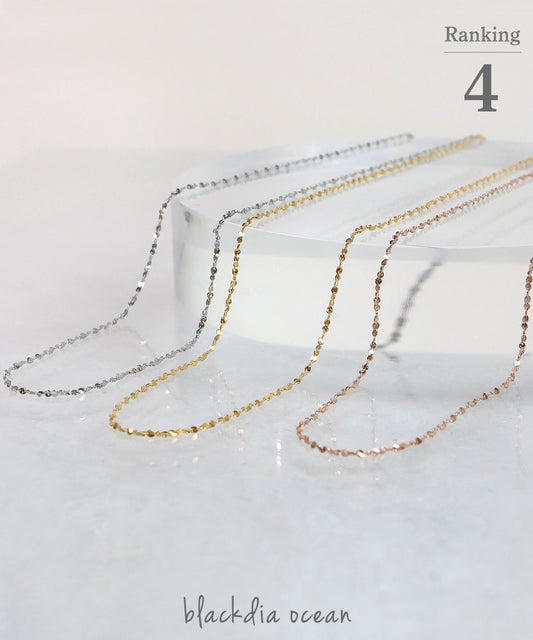 blackdia ocean スキンペタルチェーンネックレス